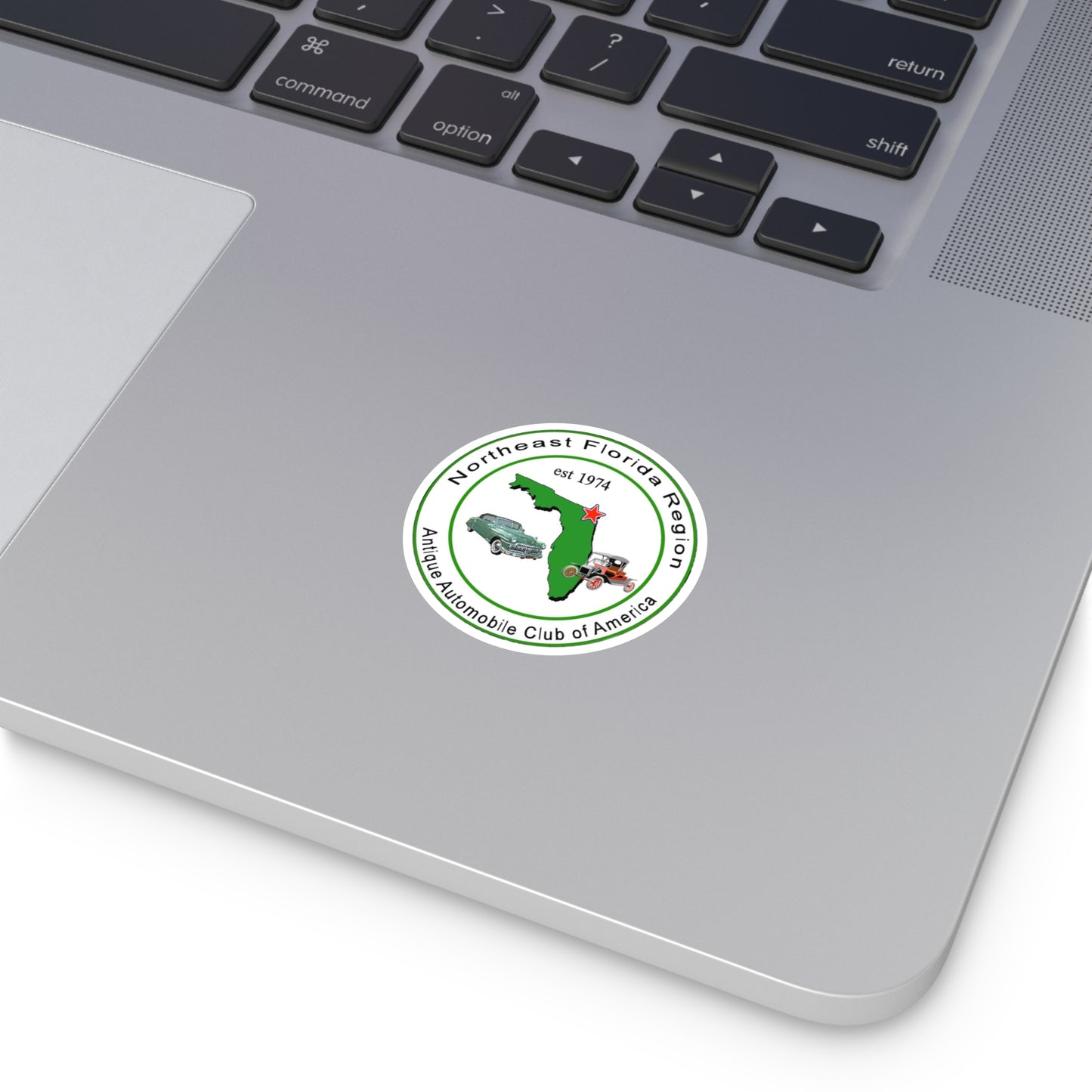 Northeast Florida Region AACA Round Stickers - Perfect for Enthusiasts & Collectors