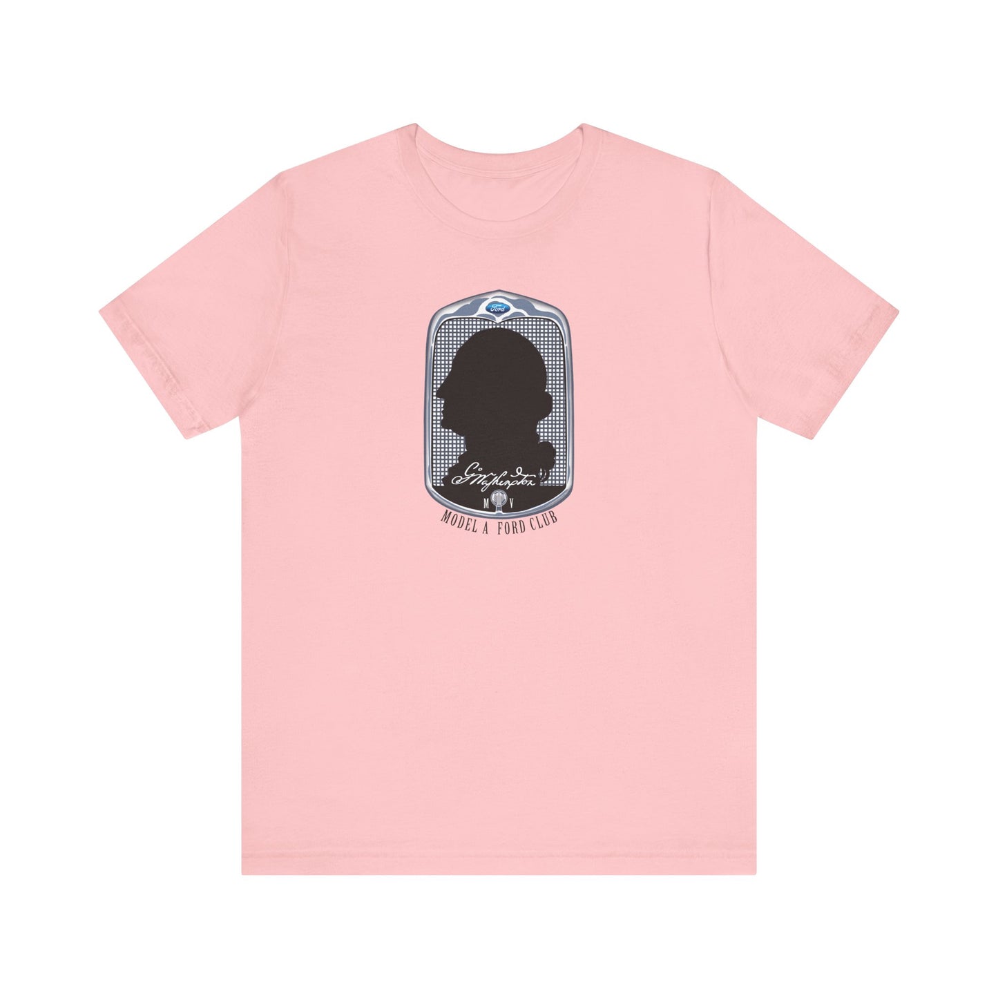 George Washington Model A Ford Club (front black logo) Unisex Jersey Short Sleeve Tee
