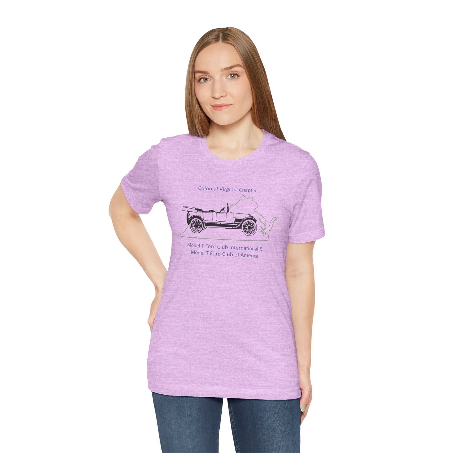Colonial Virginia Chapter Tee — Colonial Virginia Chapter Vintage Car Shirt