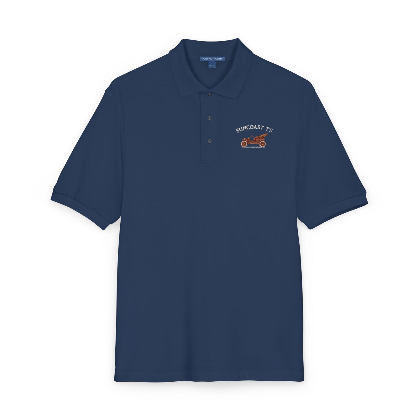 Suncoast T's - Stylish Embroidered Unisex Polo Shirt for Casual Wear