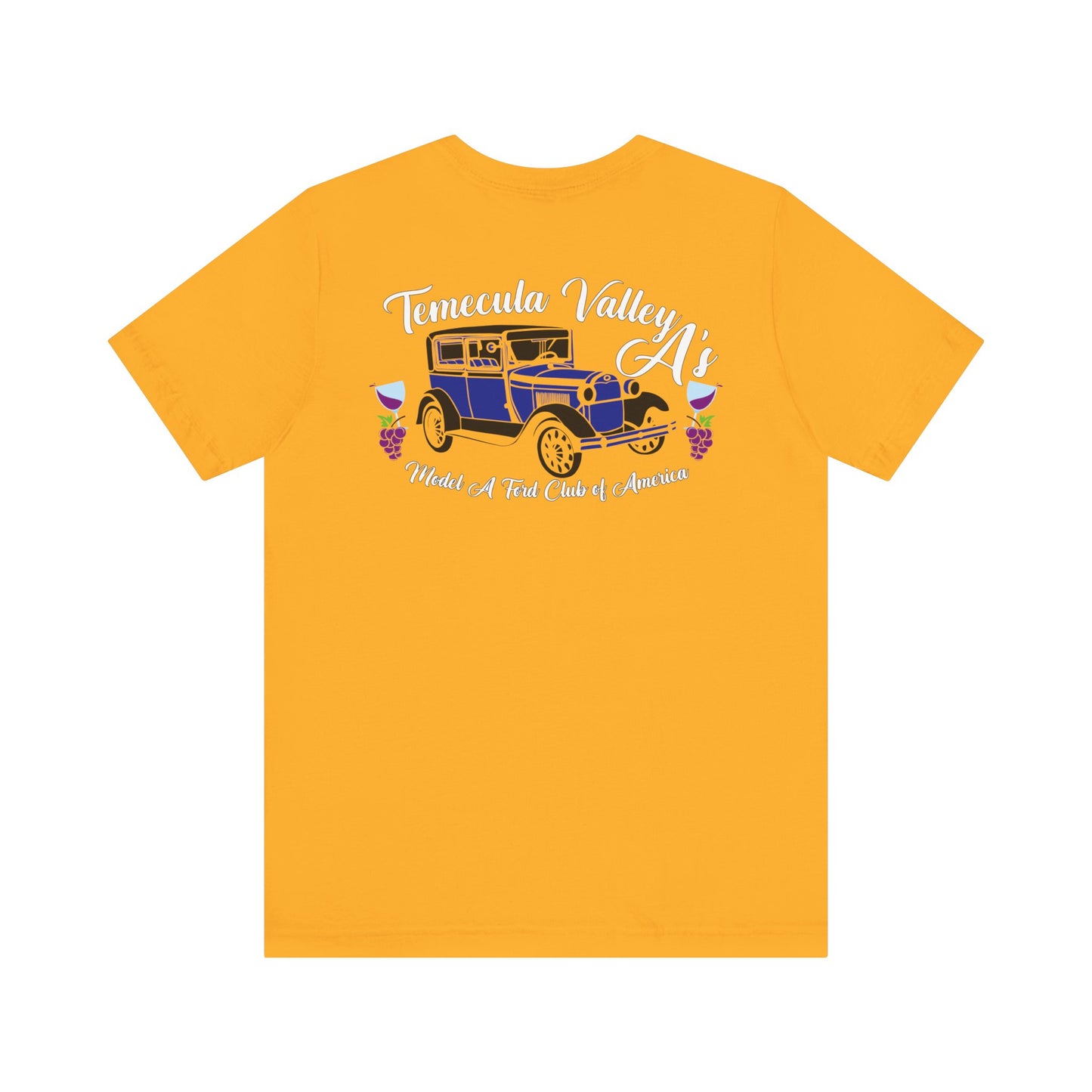 Temecula Valley A's (front and back print) Unisex Jersey Short Sleeve Tee
