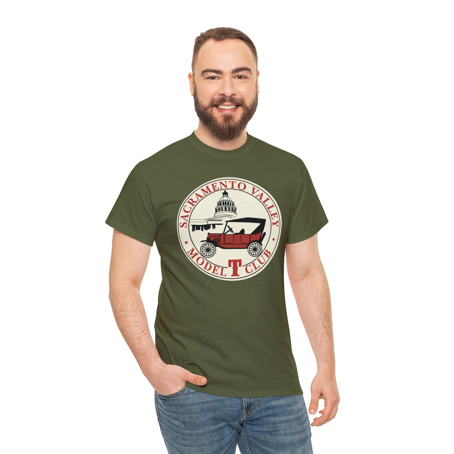 Sacramento Valley Model T Club Unisex Heavy Cotton Tee