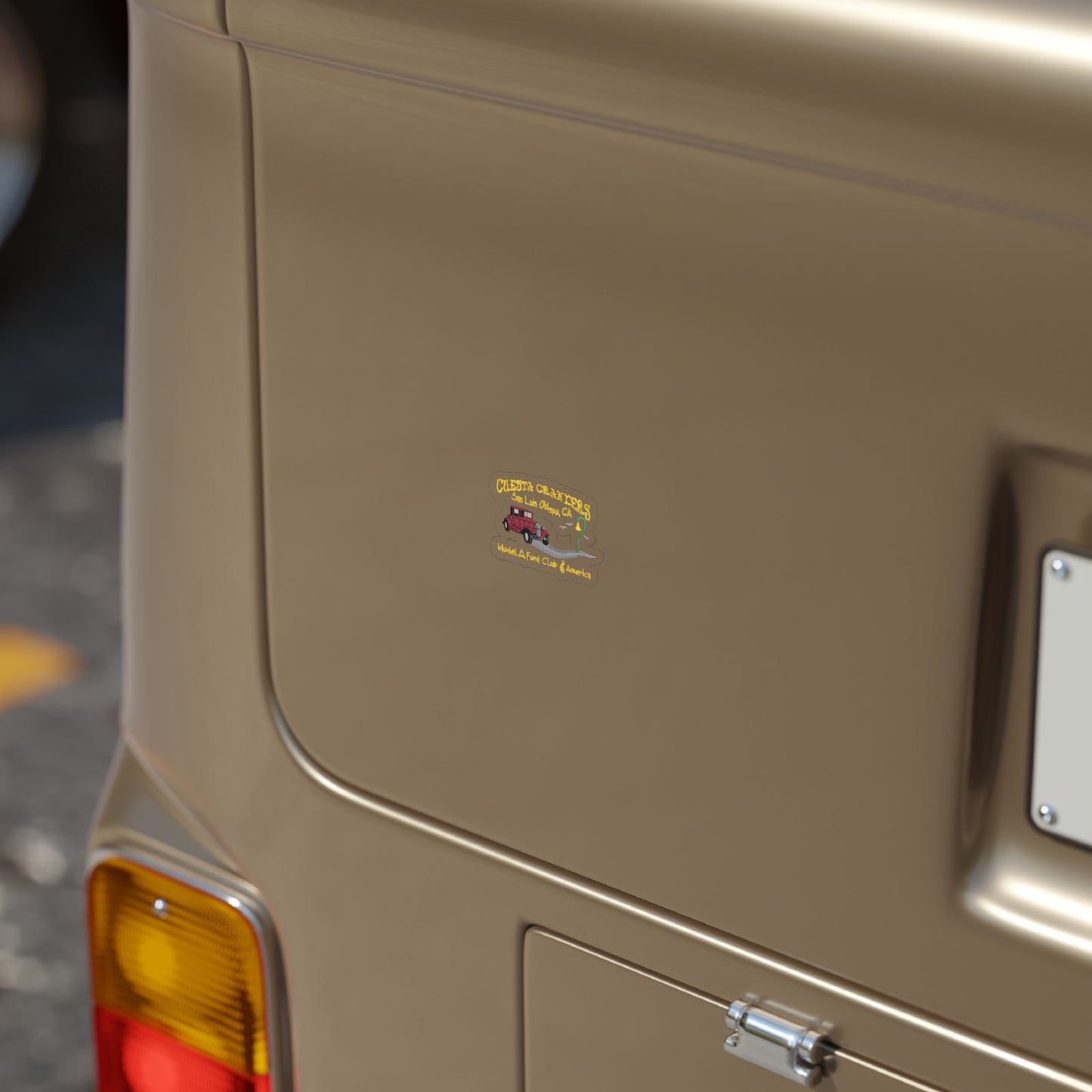 Cuesta Crankers MAFCA Transparent Outdoor Stickers, Die-Cut, 1pc