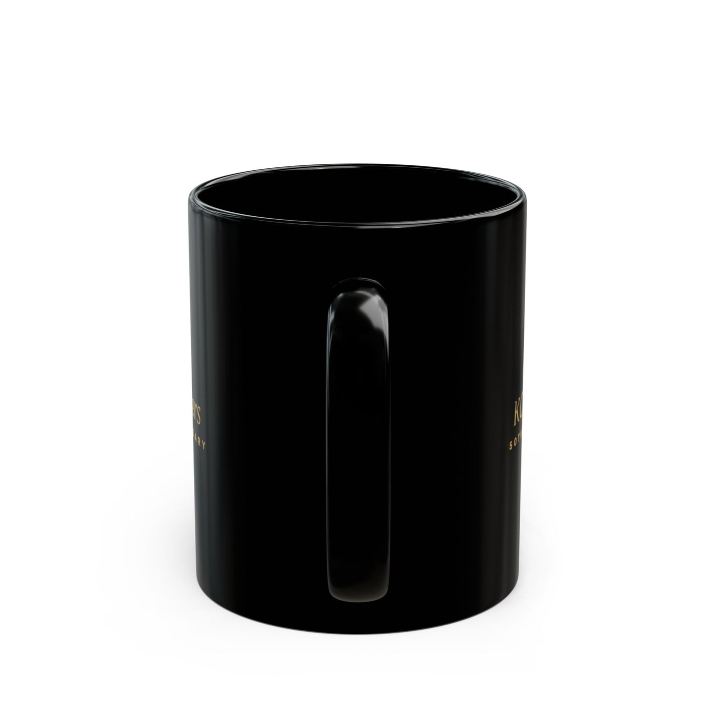 KC Chuggers 50th Anniversary Black 11 oz. Coffee Mug — 1976–2026 Commemorative