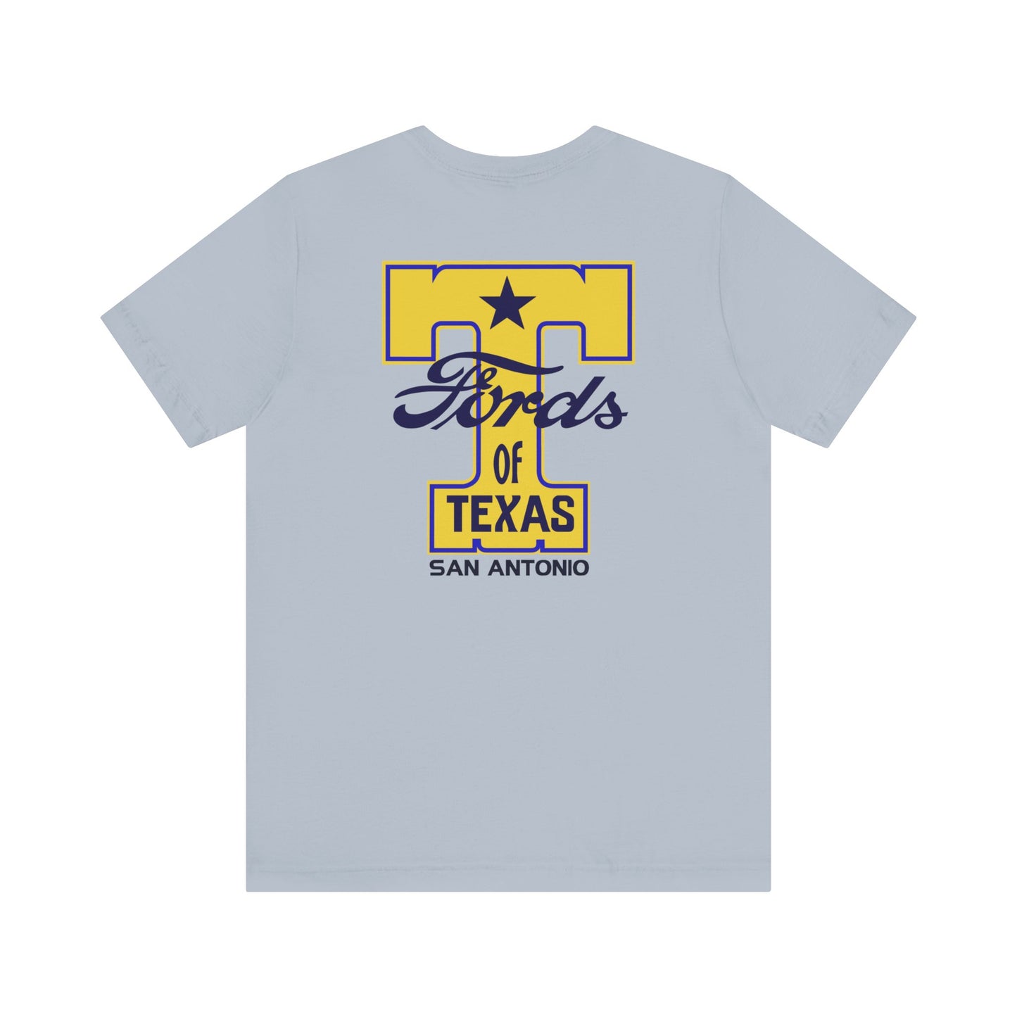 T Fords of Texas (front and back print) Unisex Jersey Short Sleeve Tee