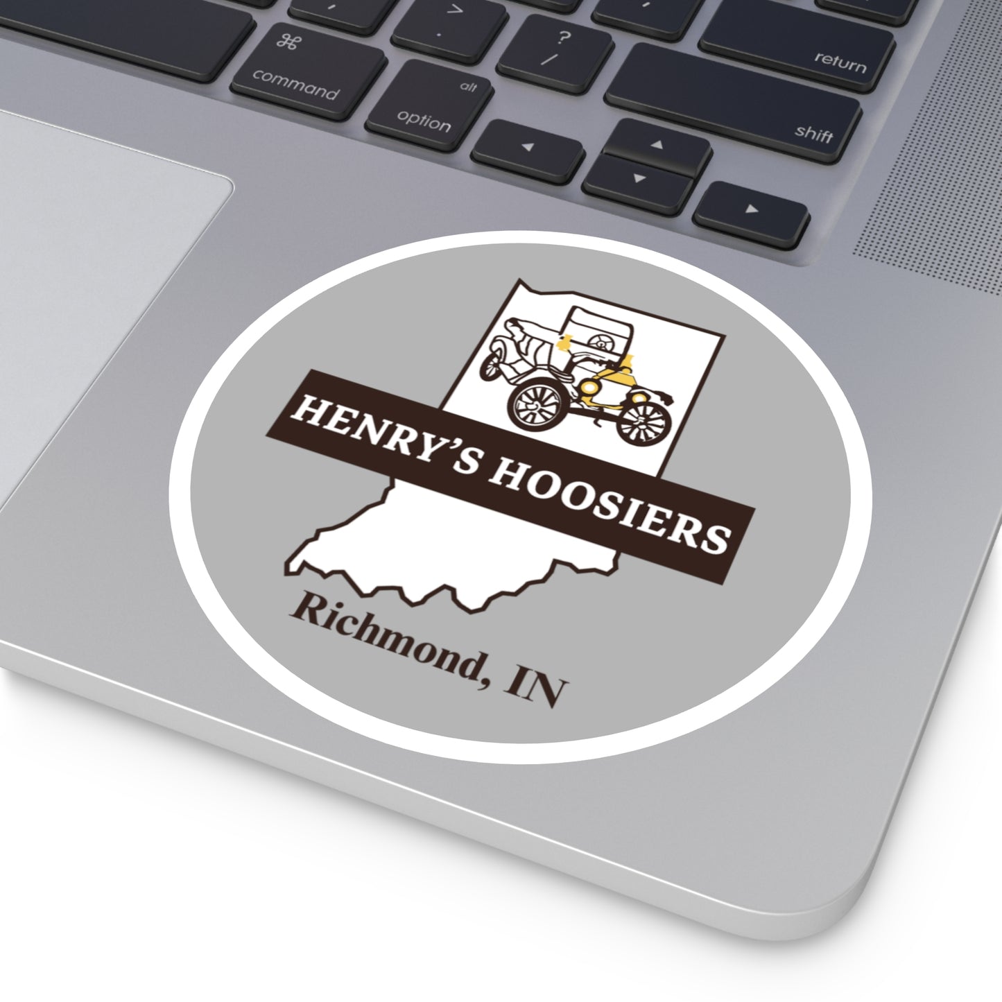 Henry's Hoosiers Round Stickers, Indoor\Outdoor