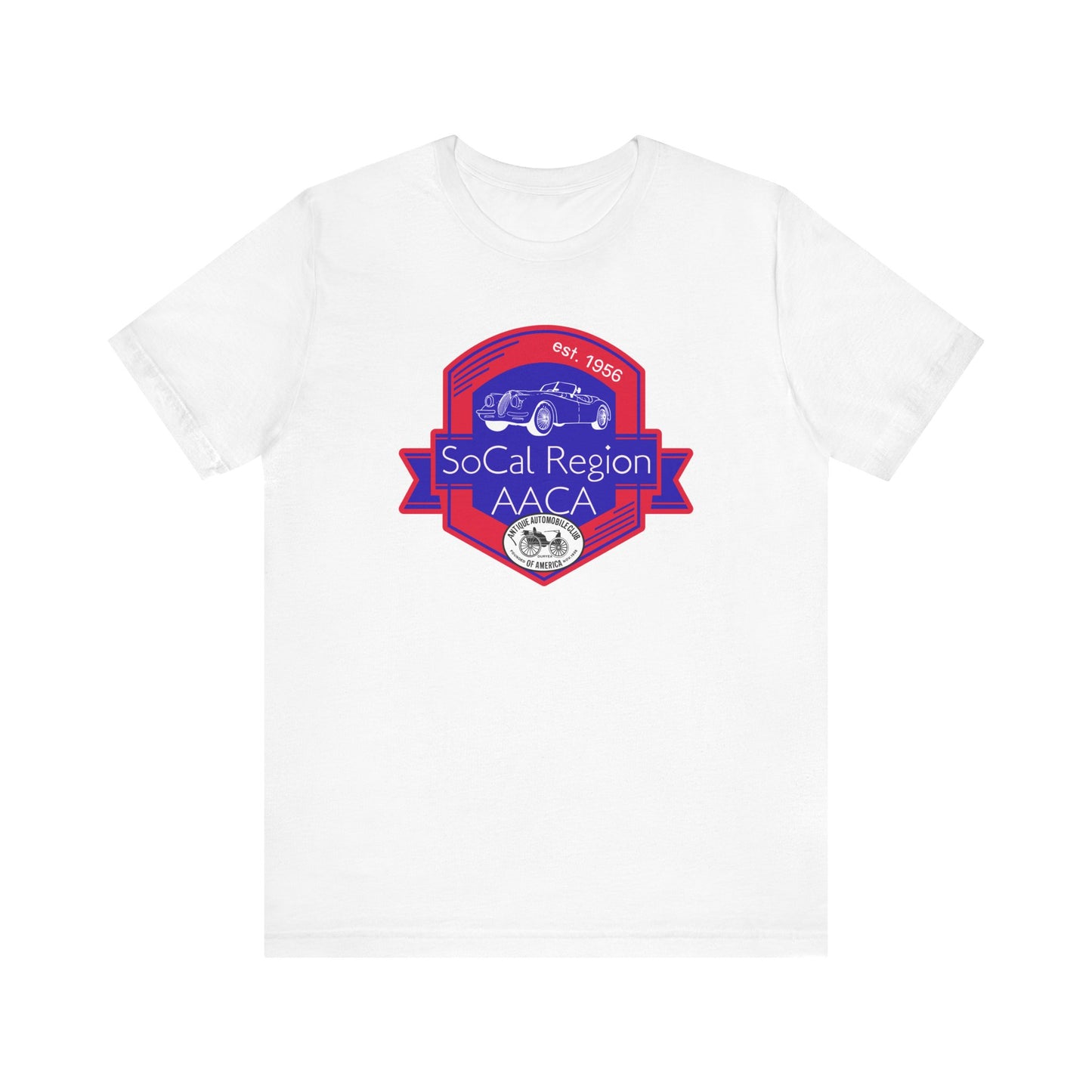 SoCal Region AACA Vintage Car Tee - Unisex Short Sleeve T-Shirt