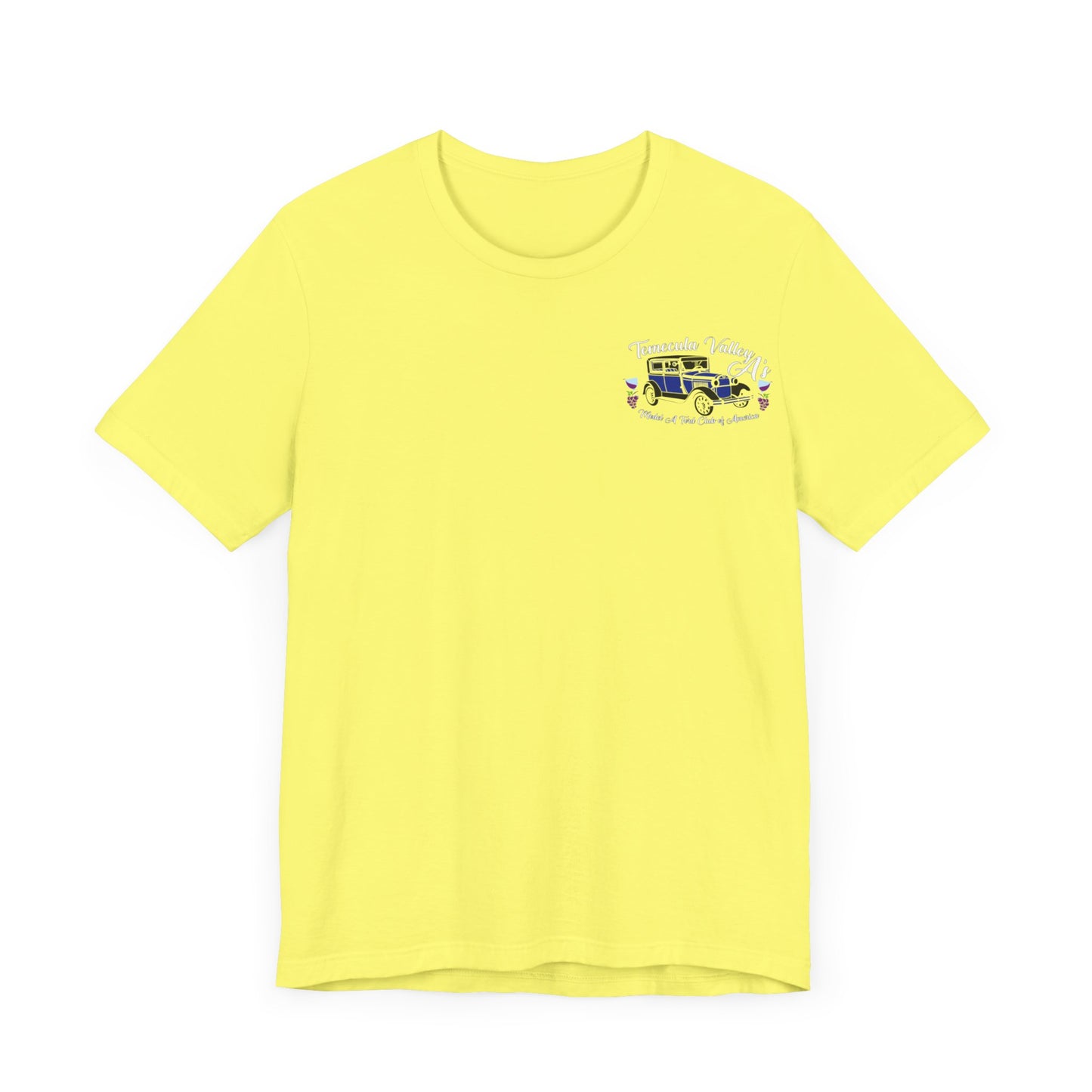 Temecula Valley A's (front and back print) Unisex Jersey Short Sleeve Tee