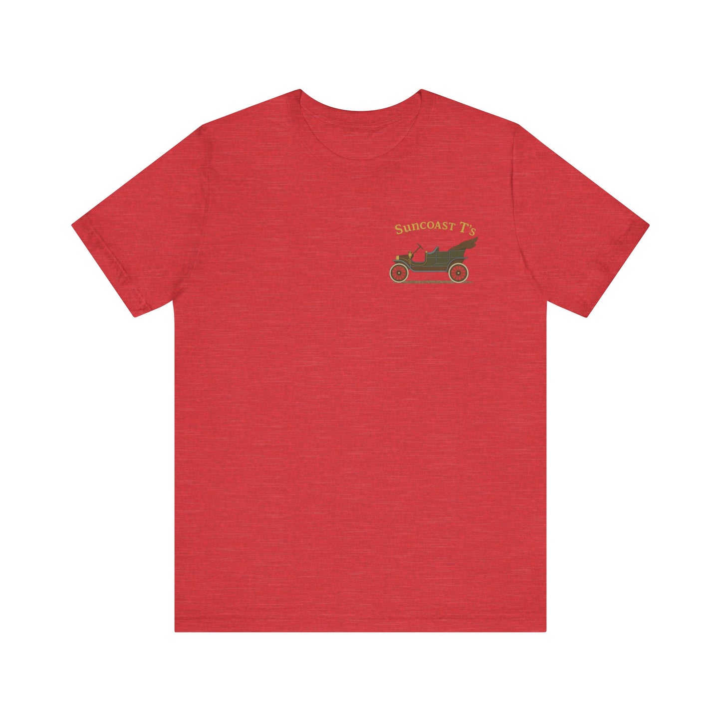 Suncoast T's (small logo) - Unisex Jersey Short Sleeve Tee