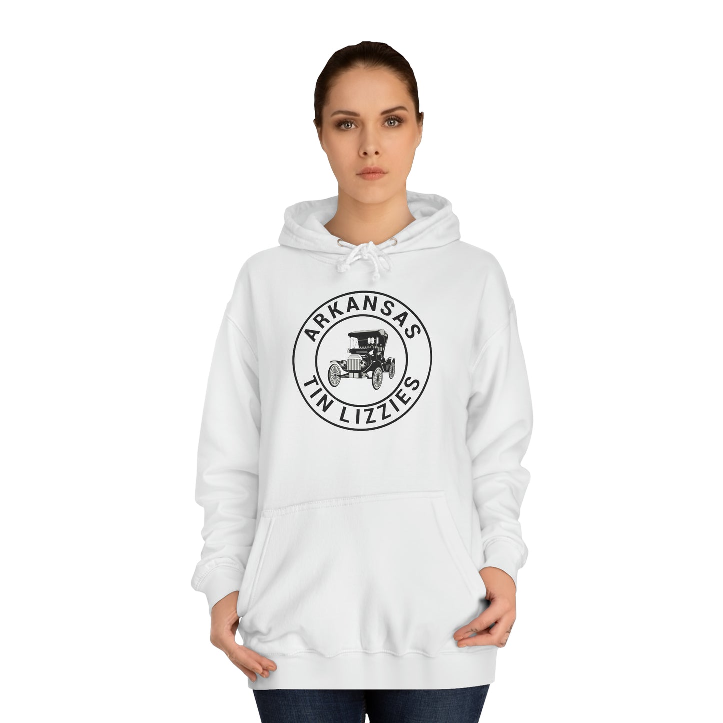 Arkansas Tin Lizzies Unisex College Hoodie