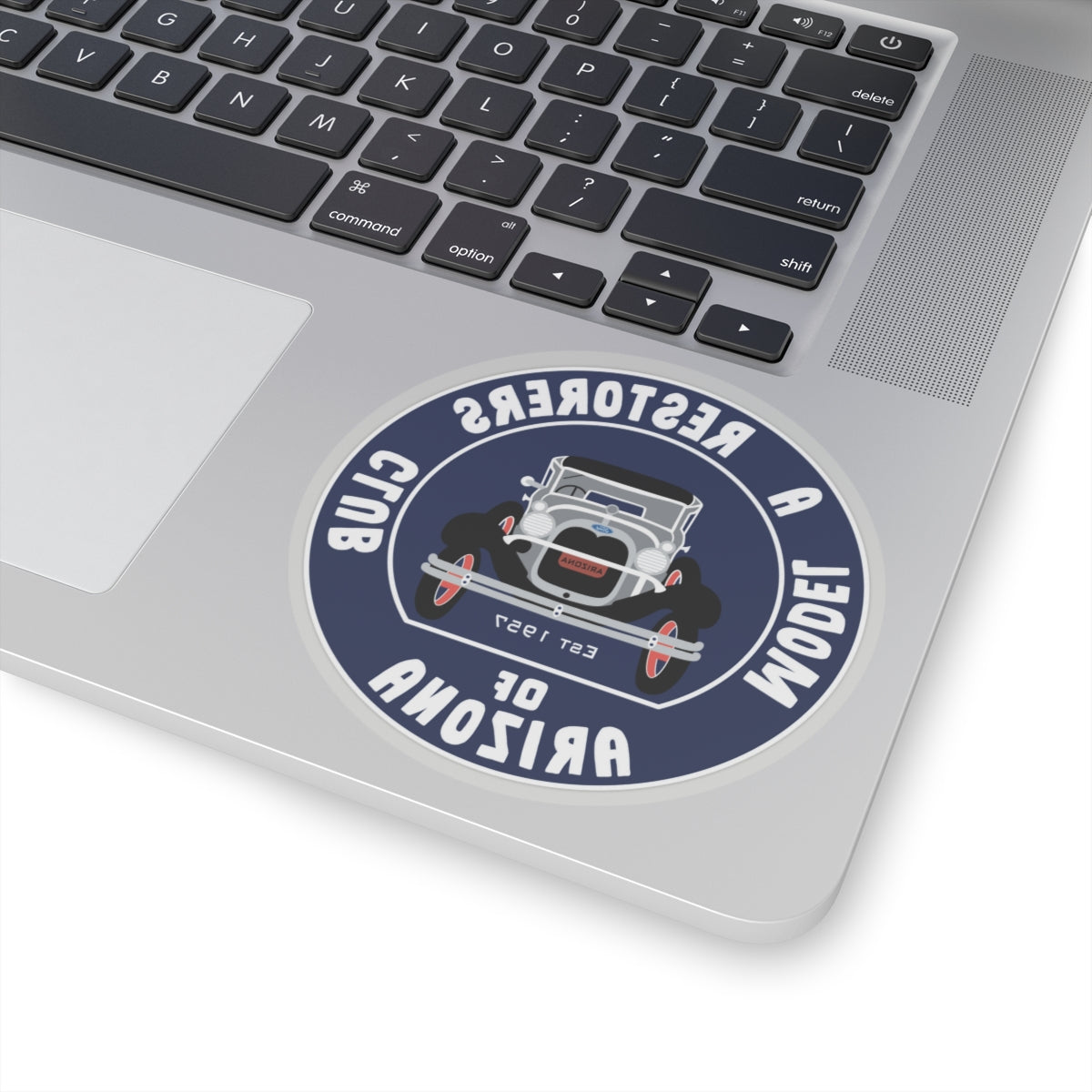MARC of Arizona REVERSED Kiss-Cut Stickers - Perfect for INSIDE your windshield.