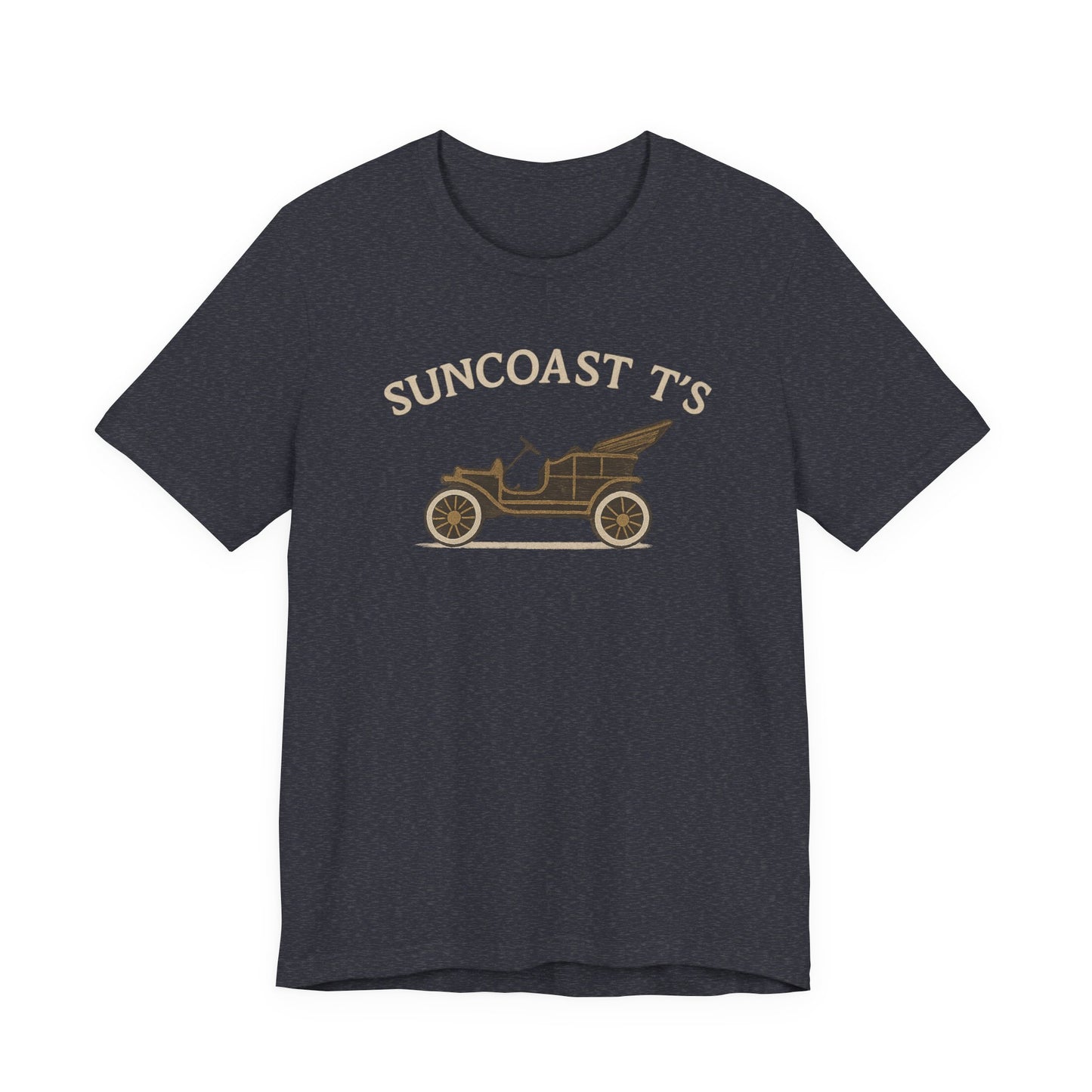 Suncoast T's large front logo - Unisex Tee, Casual Wear, Gift for Car Enthusiasts, Summer Fashion, Retro Style