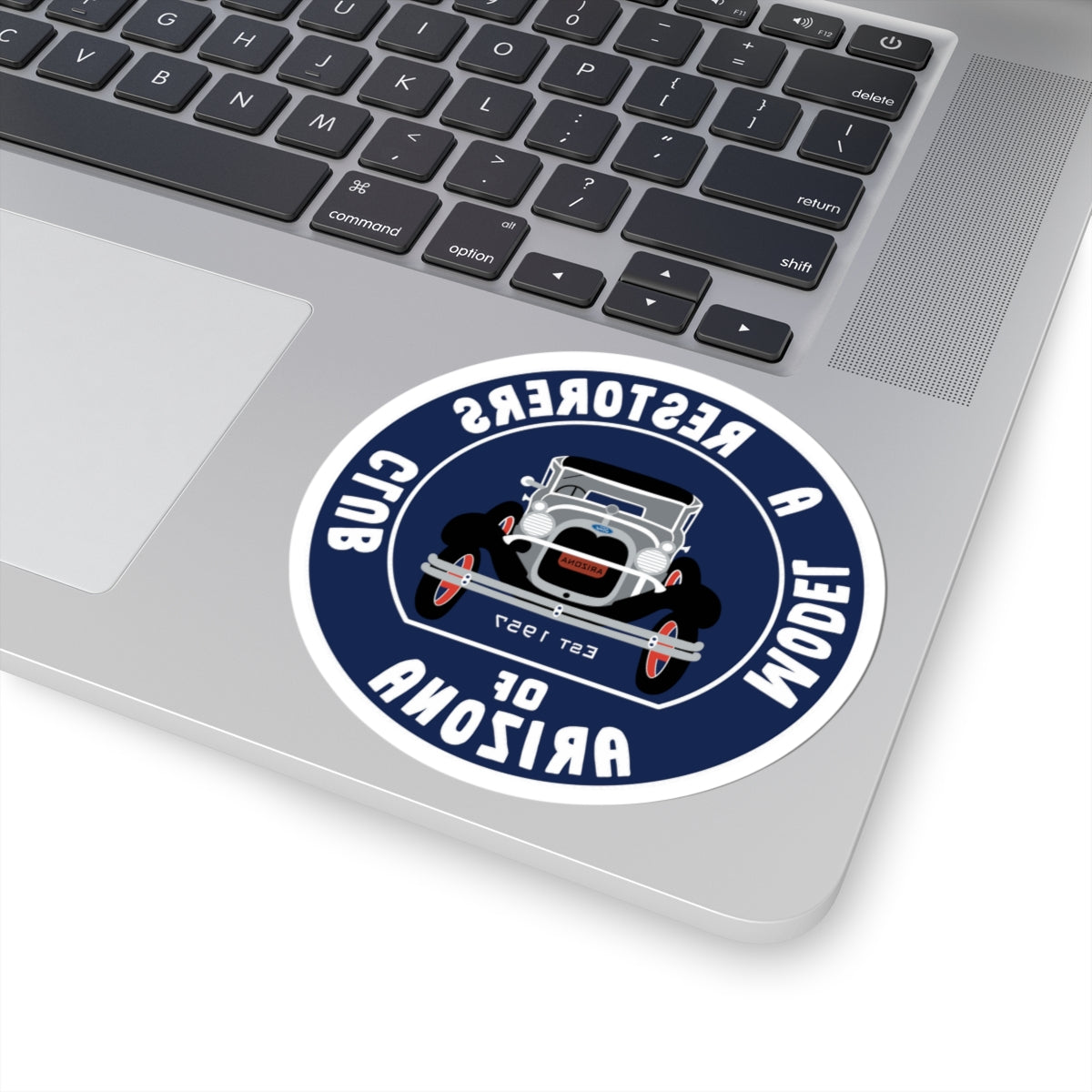 MARC of Arizona REVERSED Kiss-Cut Stickers - Perfect for INSIDE your windshield.