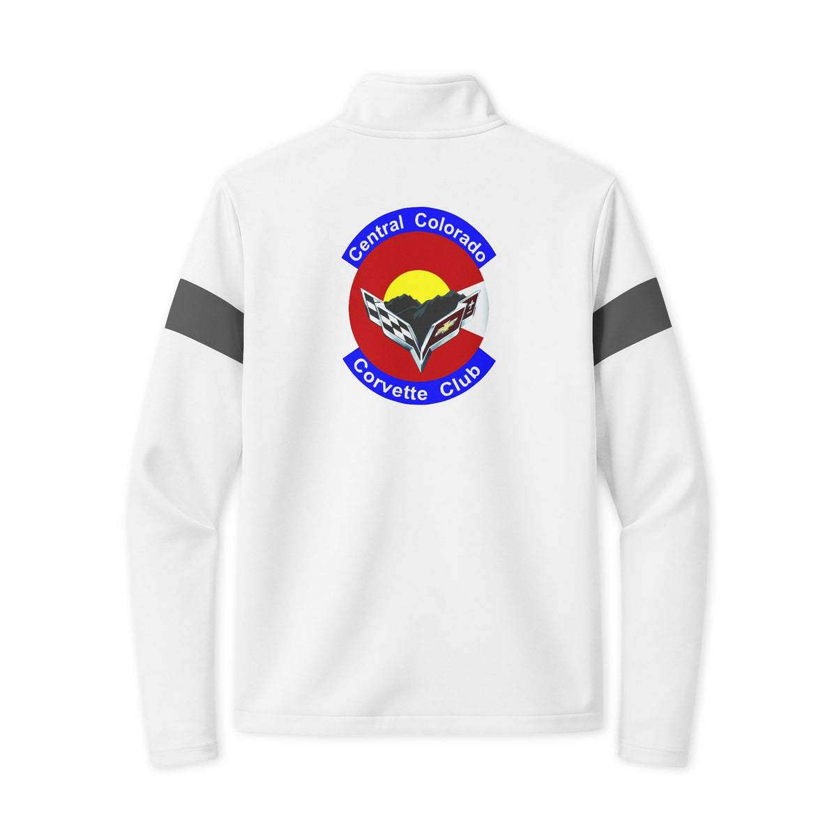 Central Colorado Corvette Club Full-Zip Jacket — Printed Direct to Film with Front and Back Logos