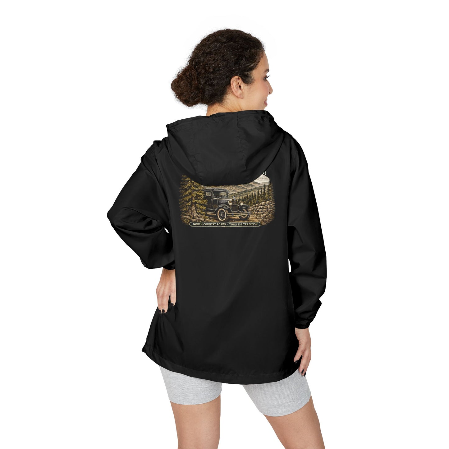 Northern Valley A's Lisbon, NH Windbreaker Jacket — Great for Touring in Open Cars