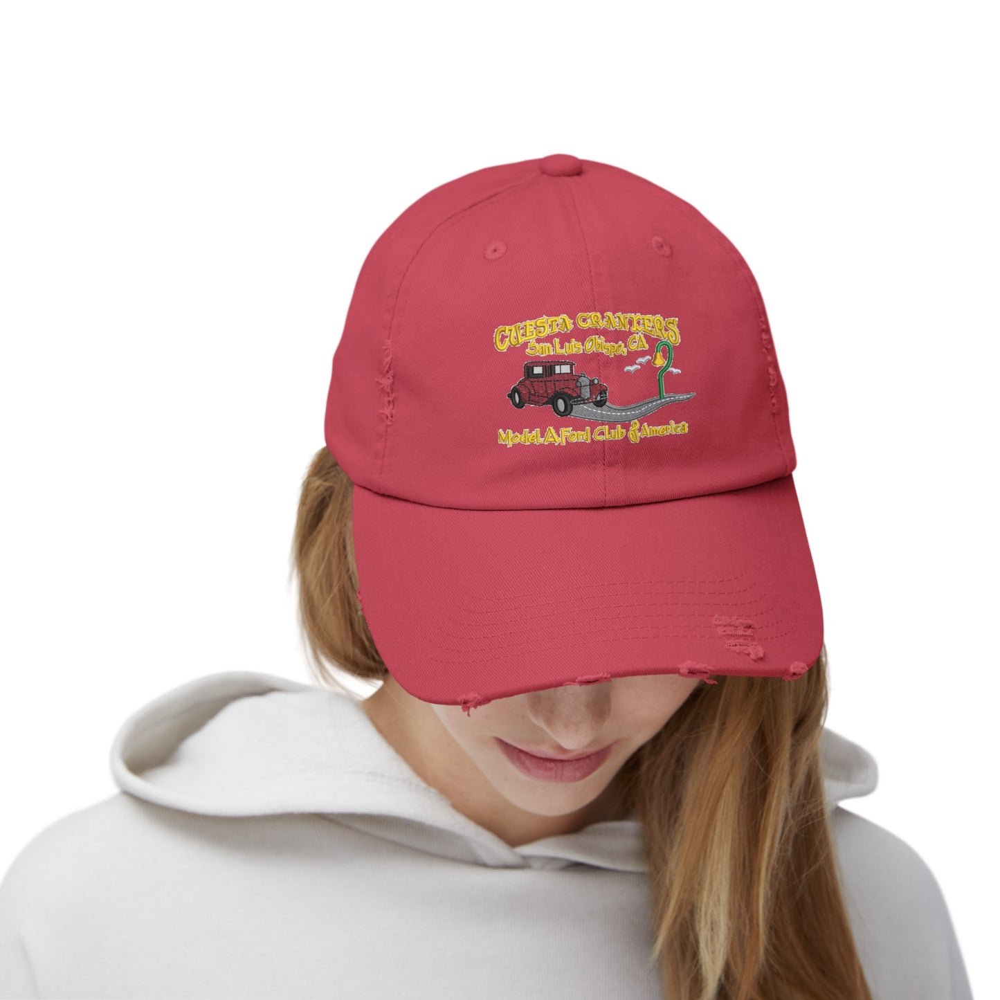 Cuesta Crankers MAFCA Unisex Distressed Cap