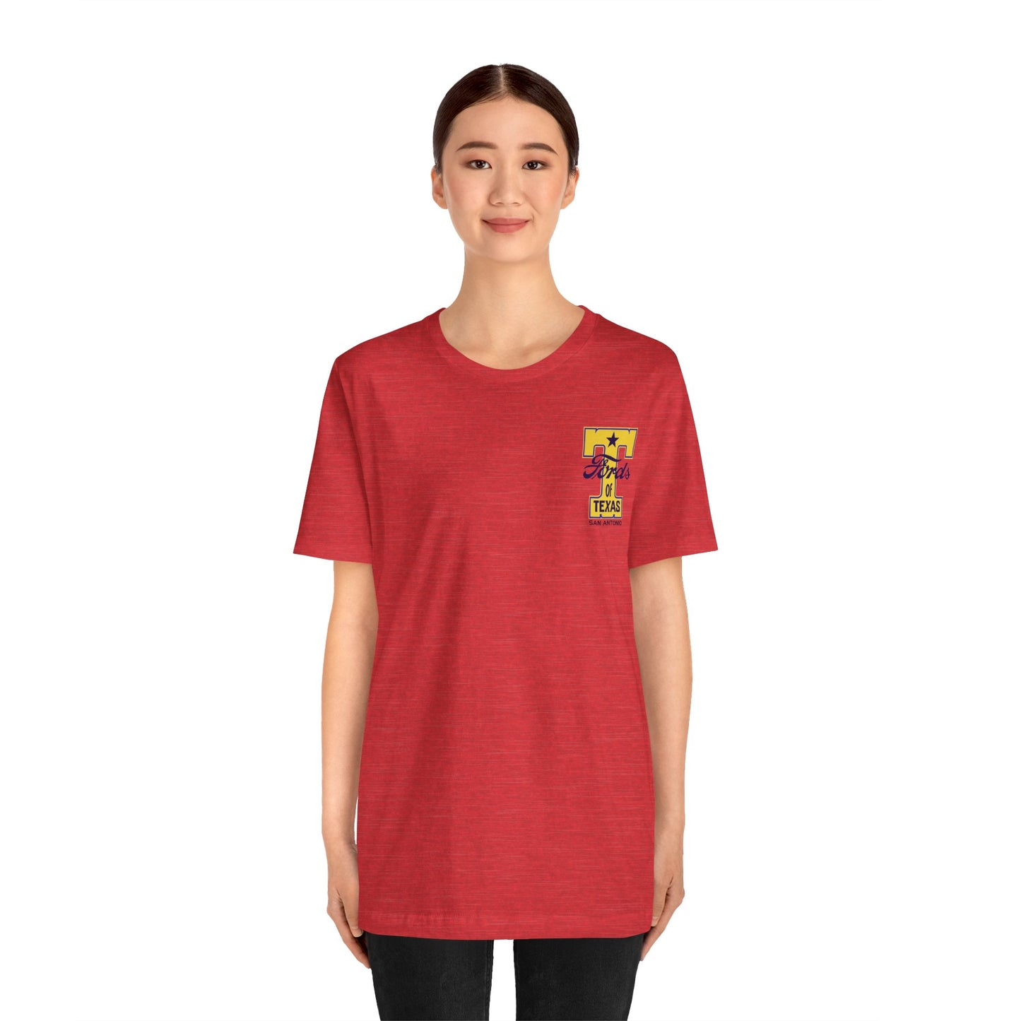 T Fords of Texas (front and back print) Unisex Jersey Short Sleeve Tee