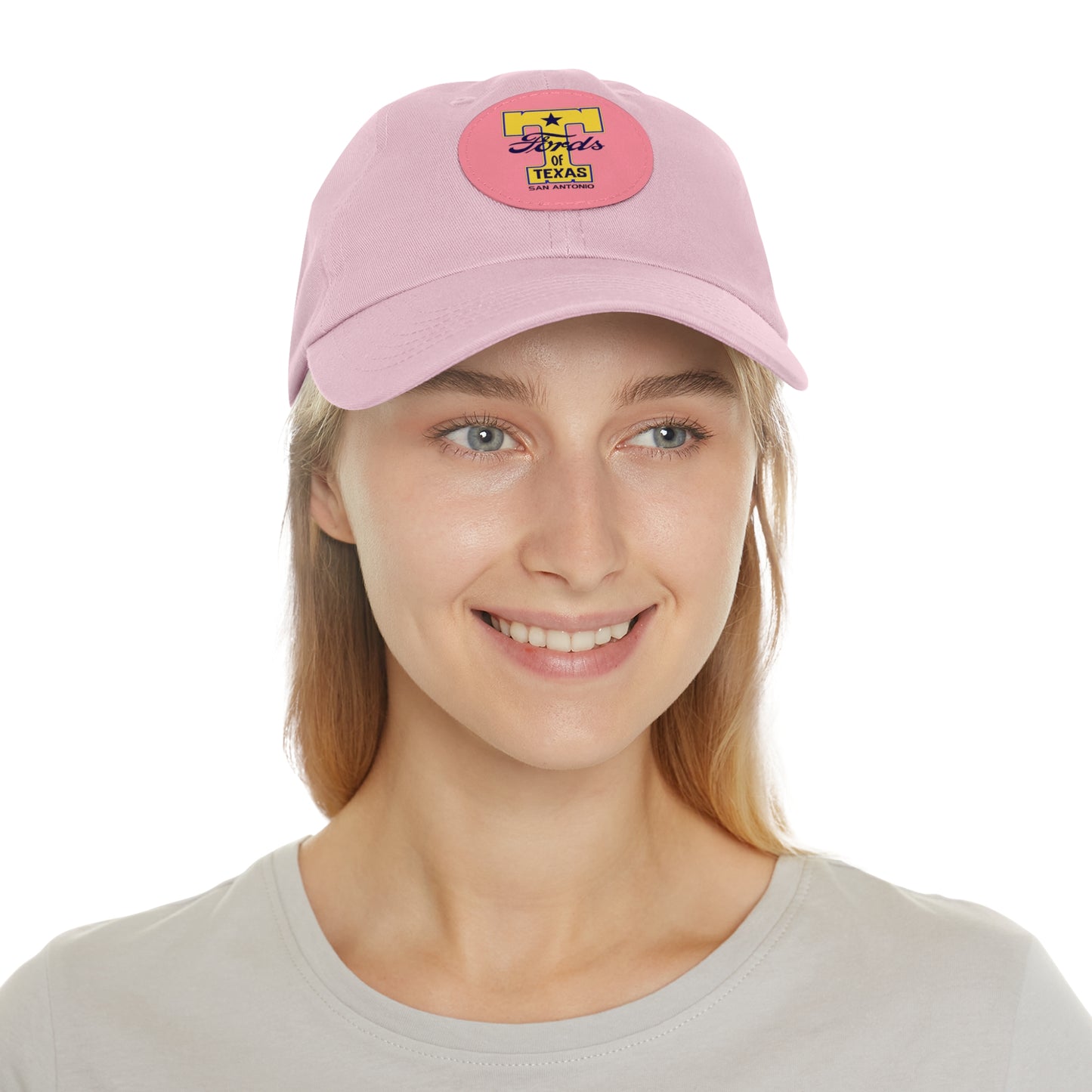T Fords of Texas Dad Hat with Leather Patch (Round)