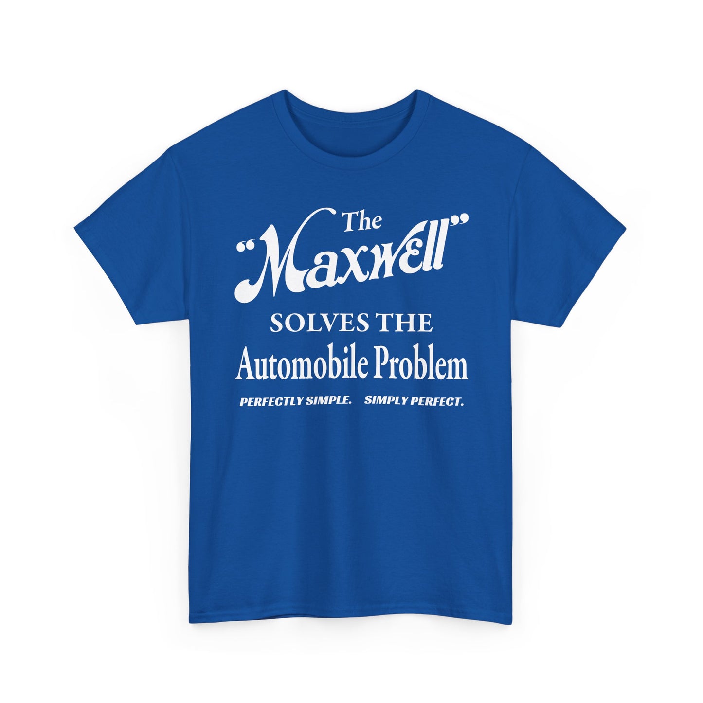 Maxwell Briscoe Motor Club - T-Shirt, Heavy Unisex Cotton Graphic Shirt, Gift for Car Enthusiasts, Perfect for Everyday Wear