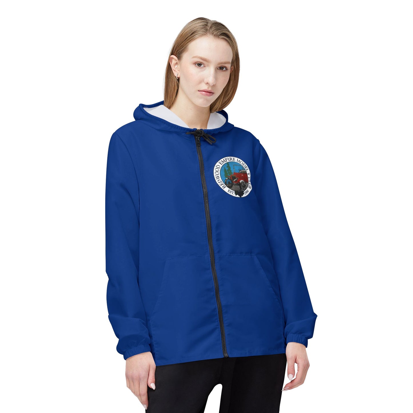 Redwood Empire Model T Club Vintage Style Windbreaker - Perfect for touring!