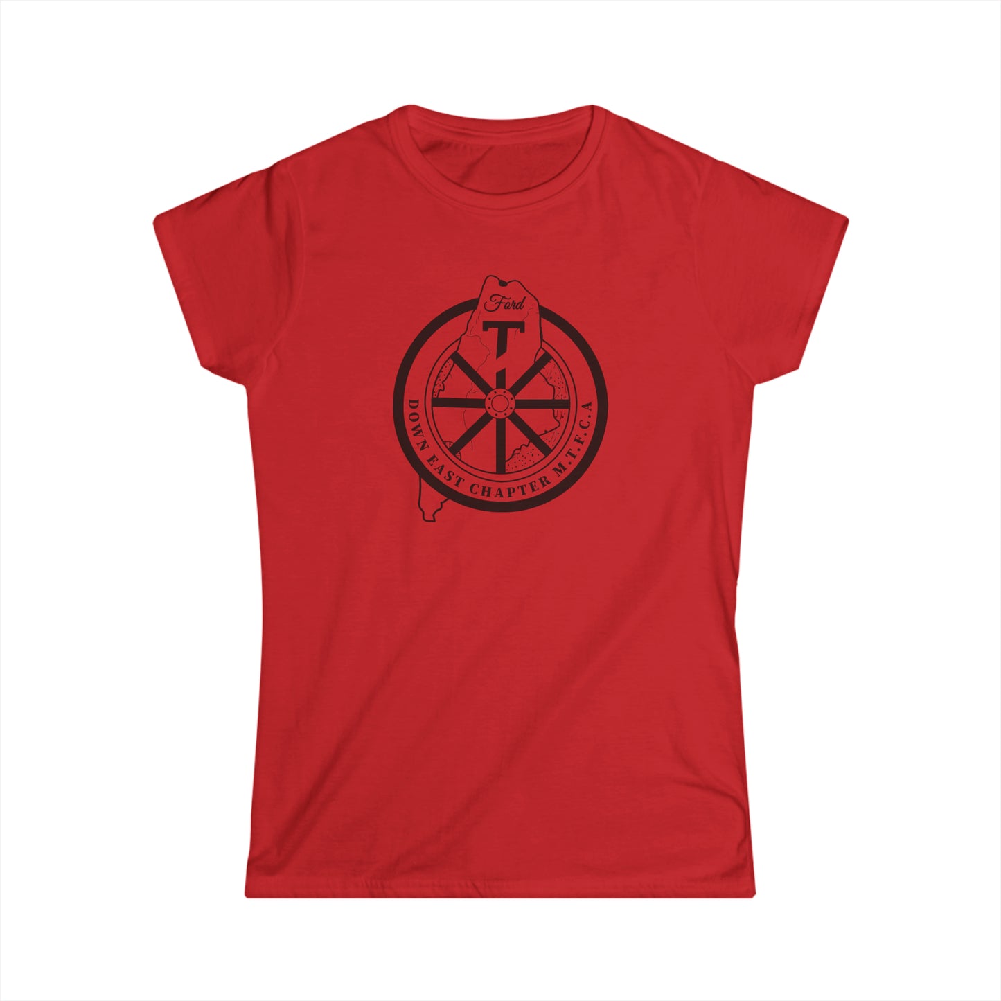 Down East Chapter Model T Ford Club Women's Softstyle Tee