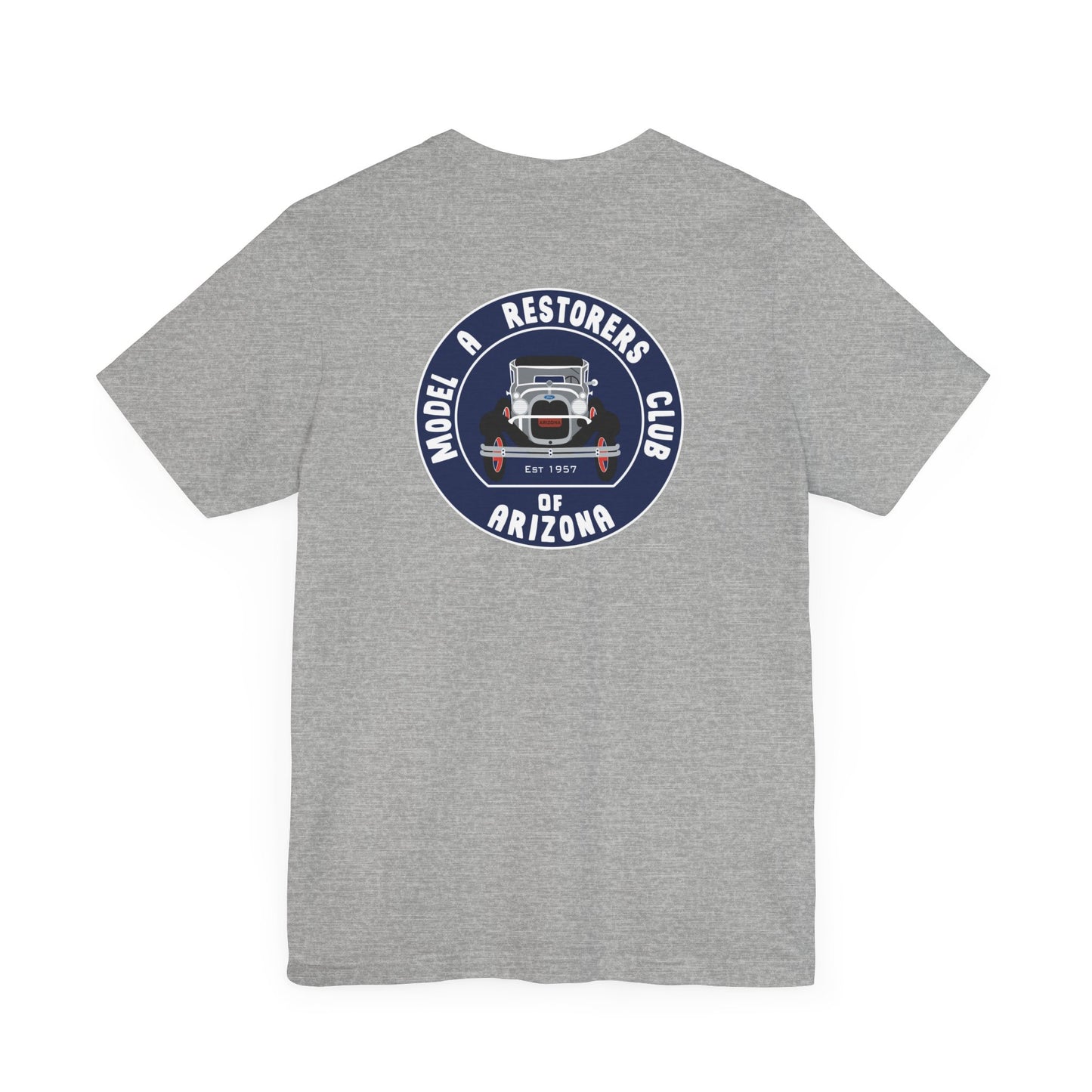 MARC of Arizona (front and back logos) Unisex Jersey Tee - Classic Car Enthusiast Shirt