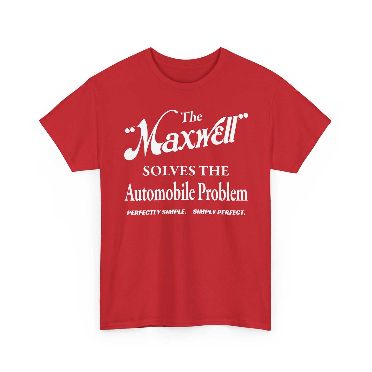 Maxwell Briscoe Motor Club - T-Shirt, Heavy Unisex Cotton Graphic Shirt, Gift for Car Enthusiasts, Perfect for Everyday Wear