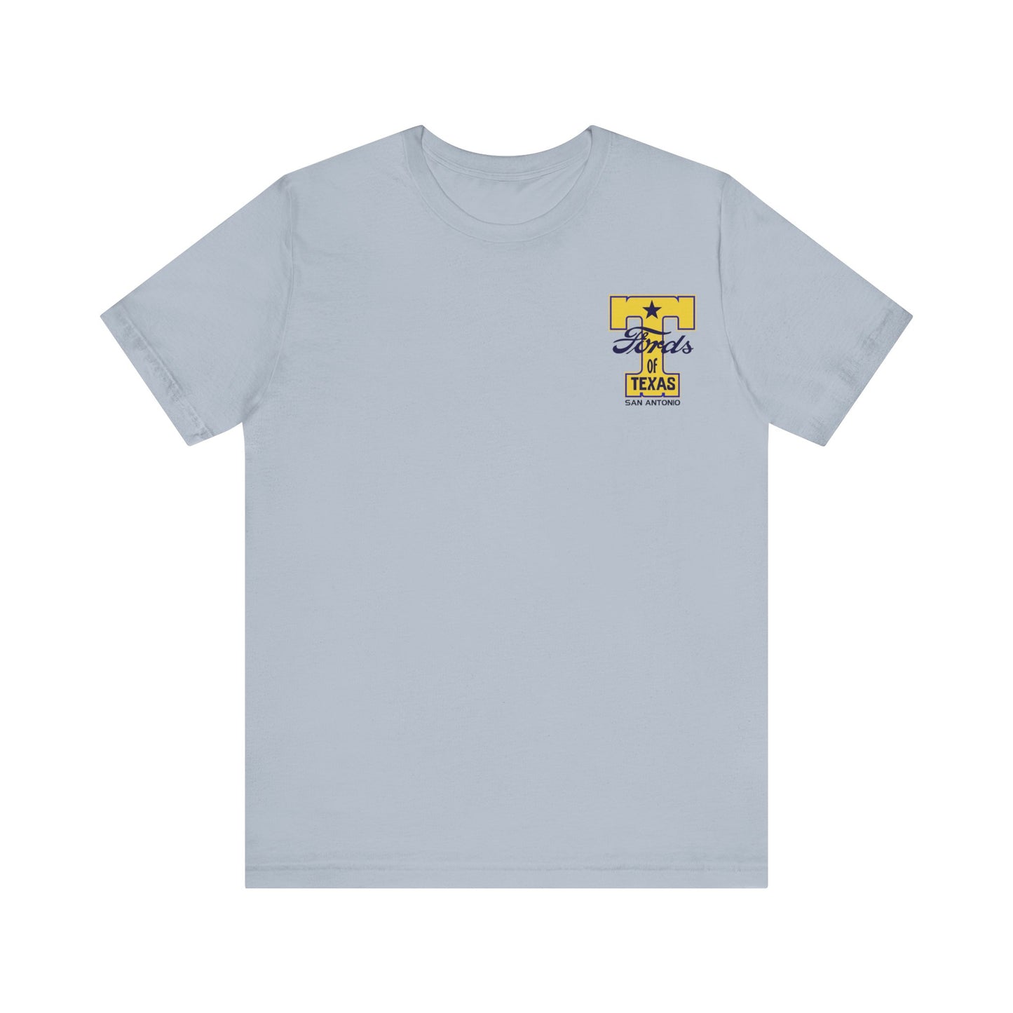 T Fords of Texas (front and back print) Unisex Jersey Short Sleeve Tee
