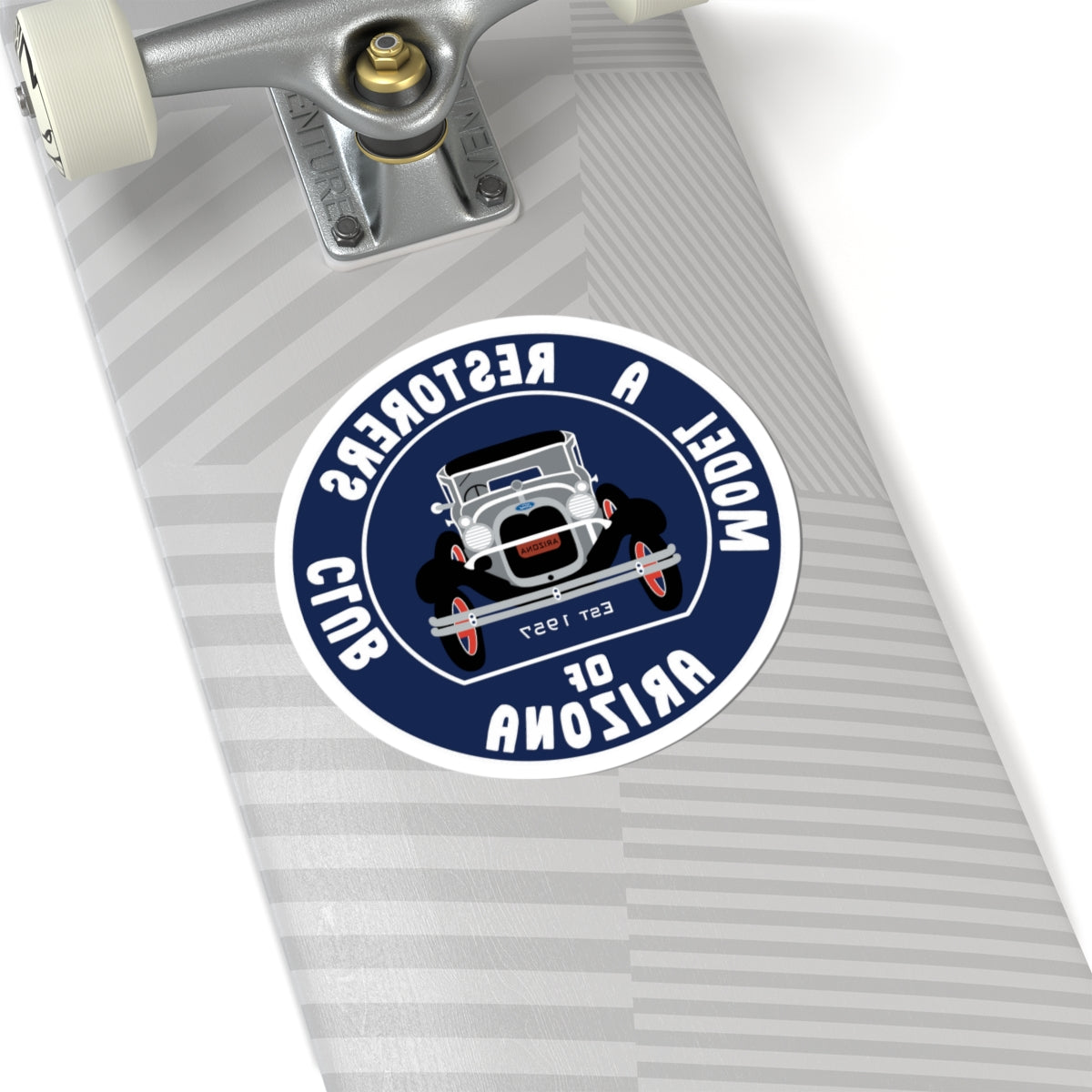 MARC of Arizona REVERSED Kiss-Cut Stickers - Perfect for INSIDE your windshield.