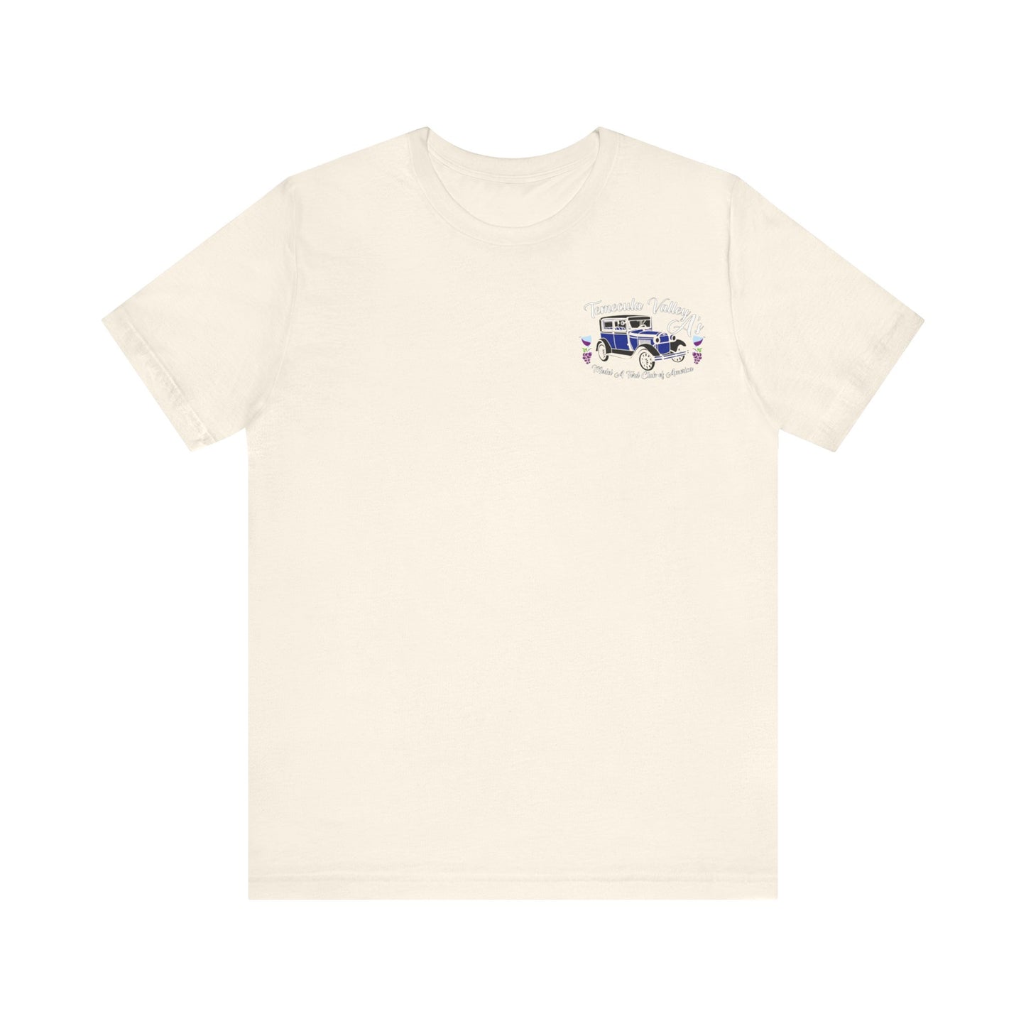 Temecula Valley A's (front and back print) Unisex Jersey Short Sleeve Tee