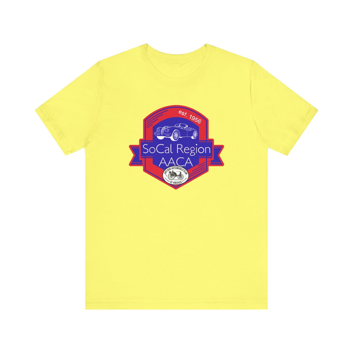 SoCal Region AACA Vintage Car Tee - Unisex Short Sleeve T-Shirt