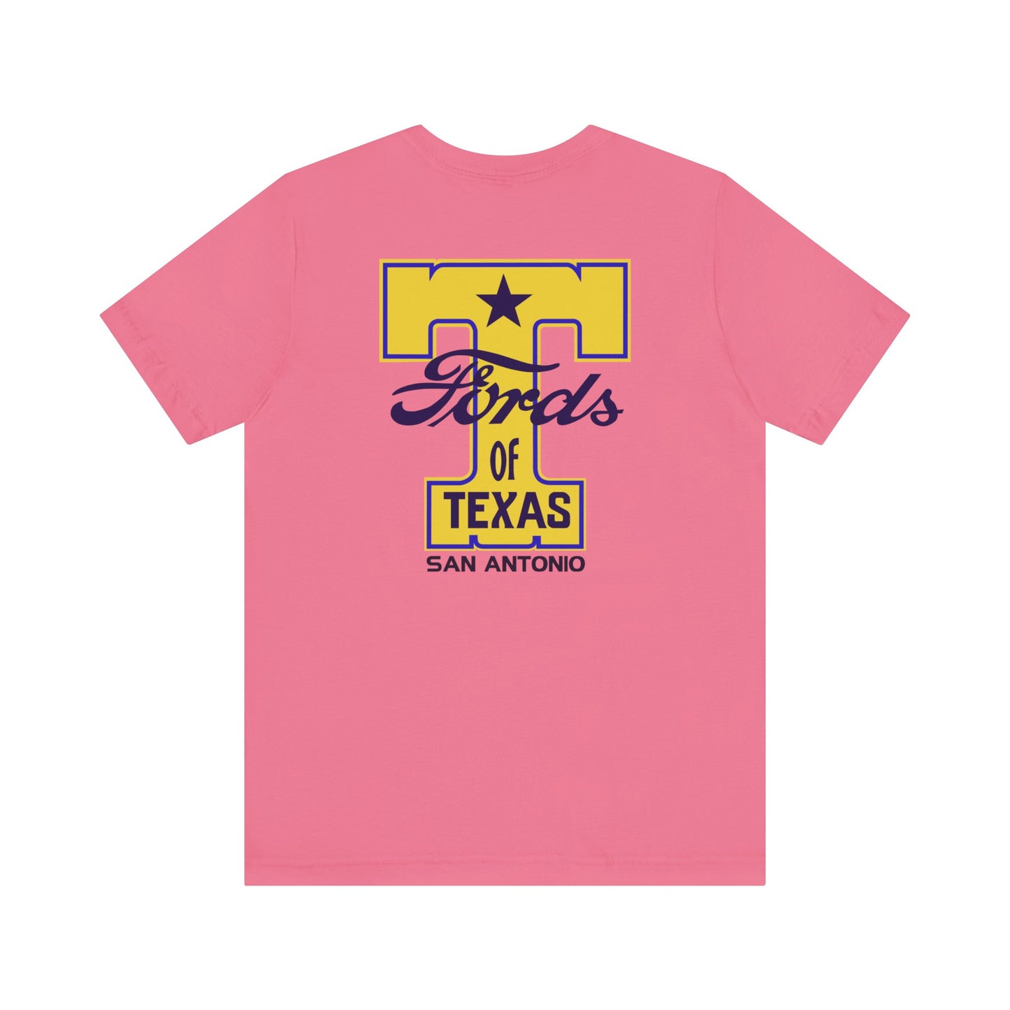 T Fords of Texas (front and back print) Unisex Jersey Short Sleeve Tee