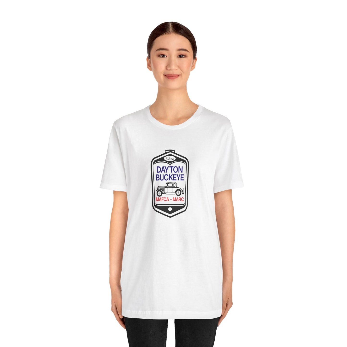 Dayton Buckeye (large front logo) Unisex Jersey Short Sleeve Tee