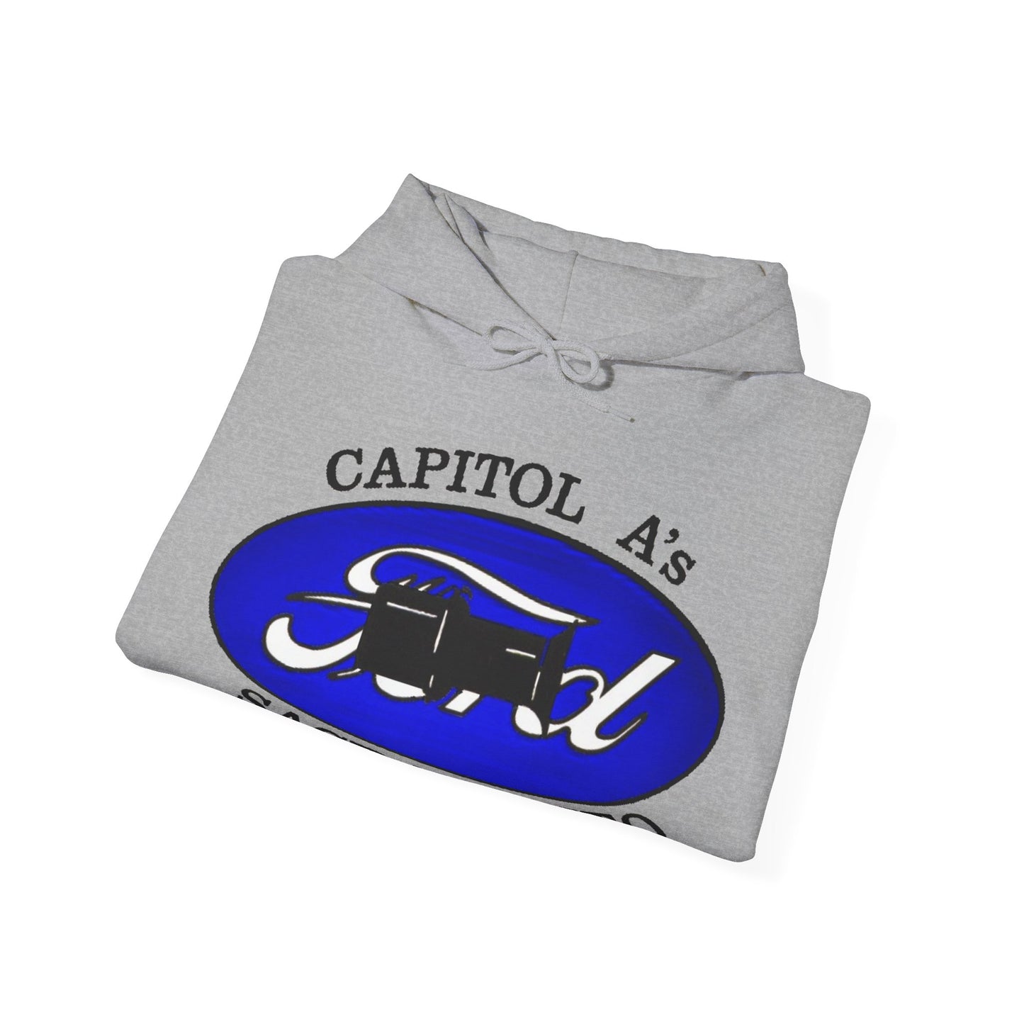 Capitol A's (front print) Unisex Heavy Blend™ Hooded Sweatshirt