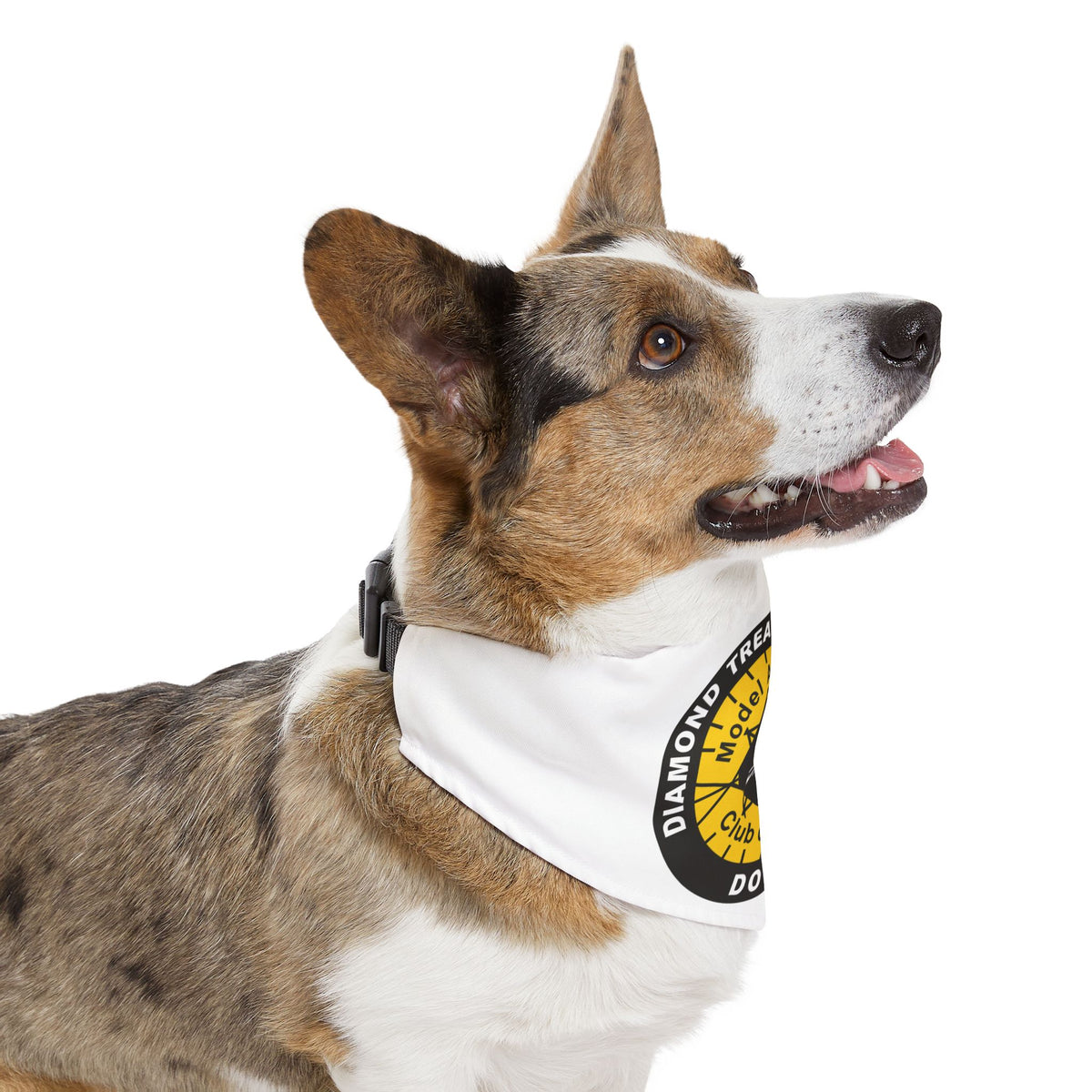 Diamond Tread Chapter Downey Logo Bandana for Dogs - Pet Bandana Collar