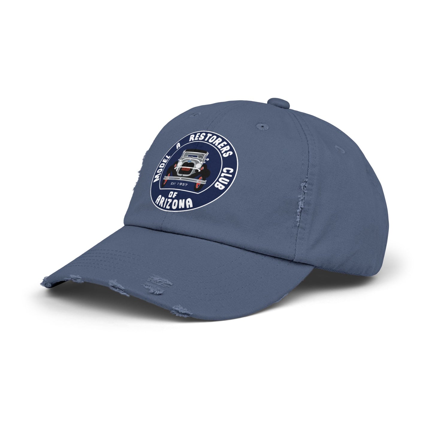MARC of Arizona Unisex Distressed Cap - Model A Restoration Club of Arizona Emblem