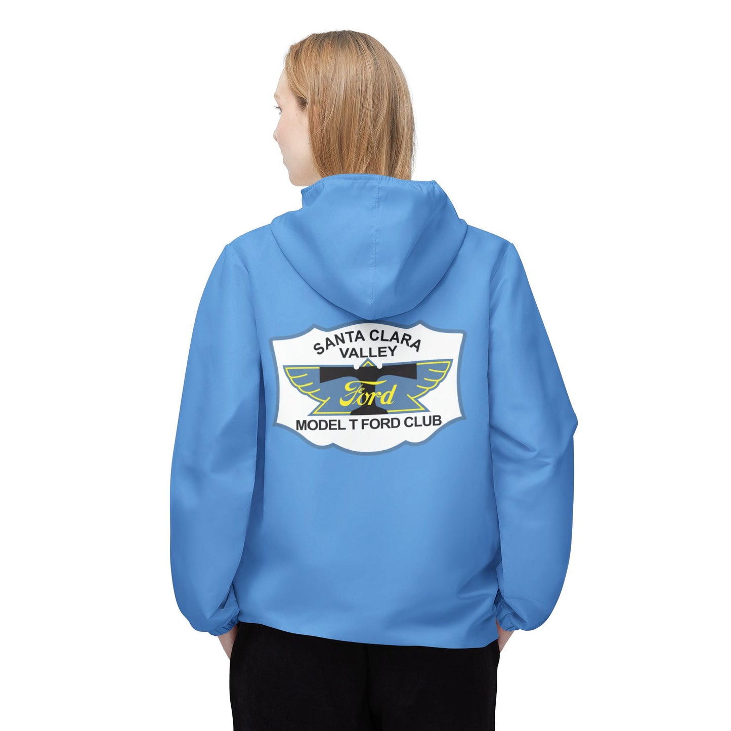 Santa Clara Valley Model T Ford Club Windbreaker Jacket - Classic Car Enthusiast Gear