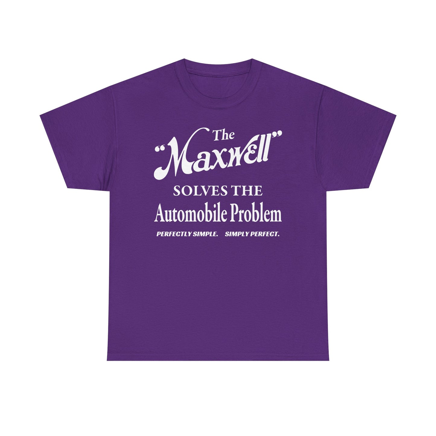 Maxwell Briscoe Motor Club - T-Shirt, Heavy Unisex Cotton Graphic Shirt, Gift for Car Enthusiasts, Perfect for Everyday Wear