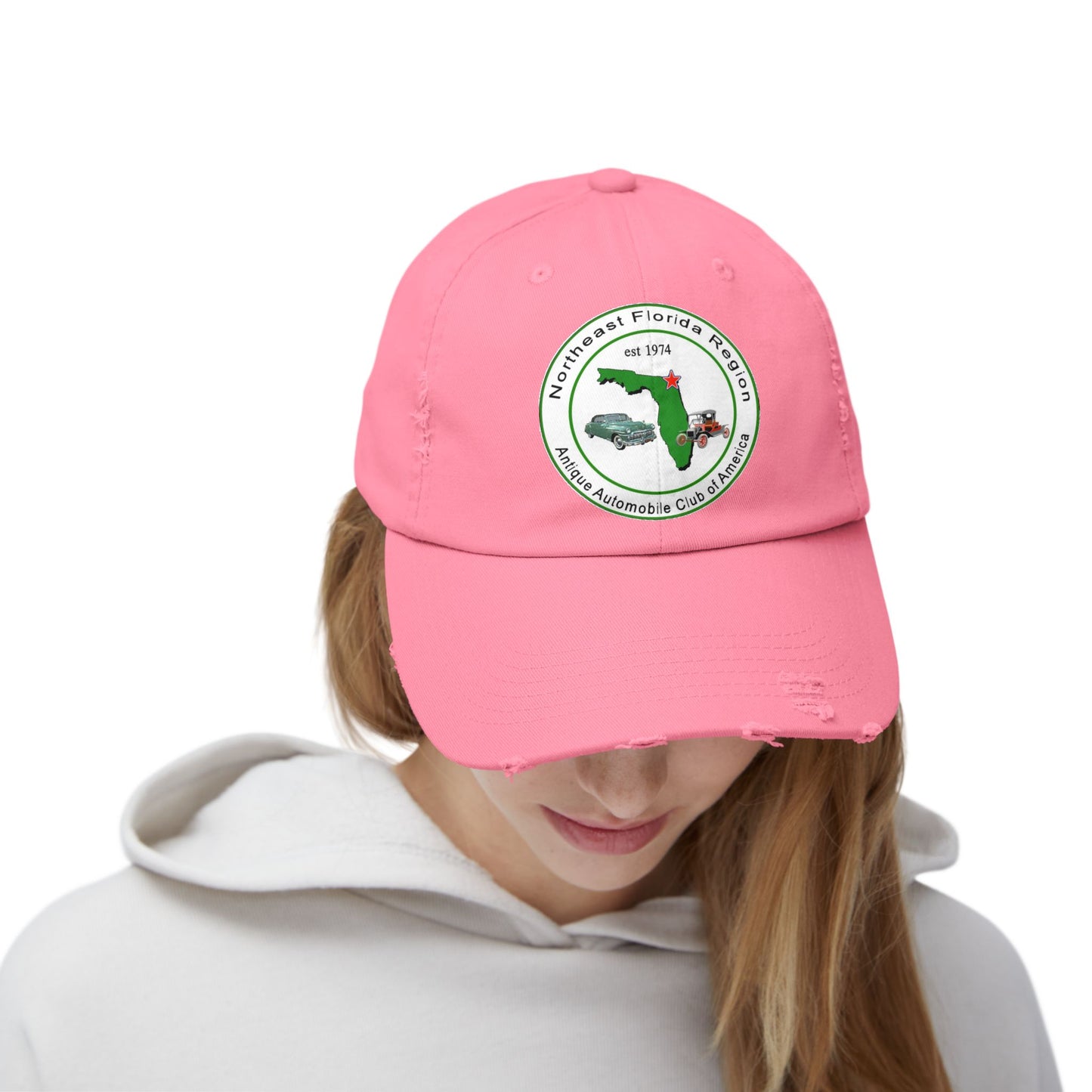 Northeast Florida Region AACA Unisex Distressed Cap