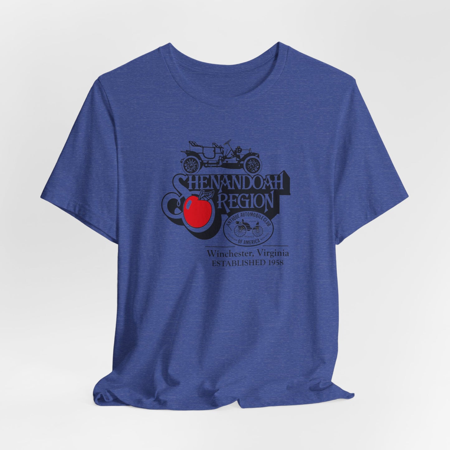 Shenandoah Region AACA Winchester VA Tee — Large Front Logo