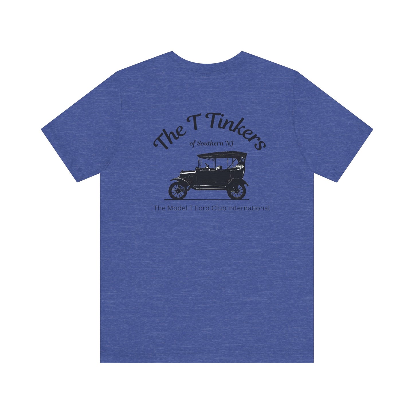 The T Tinkers of Southern NJ (front and back print) Unisex Jersey Short Sleeve Tee