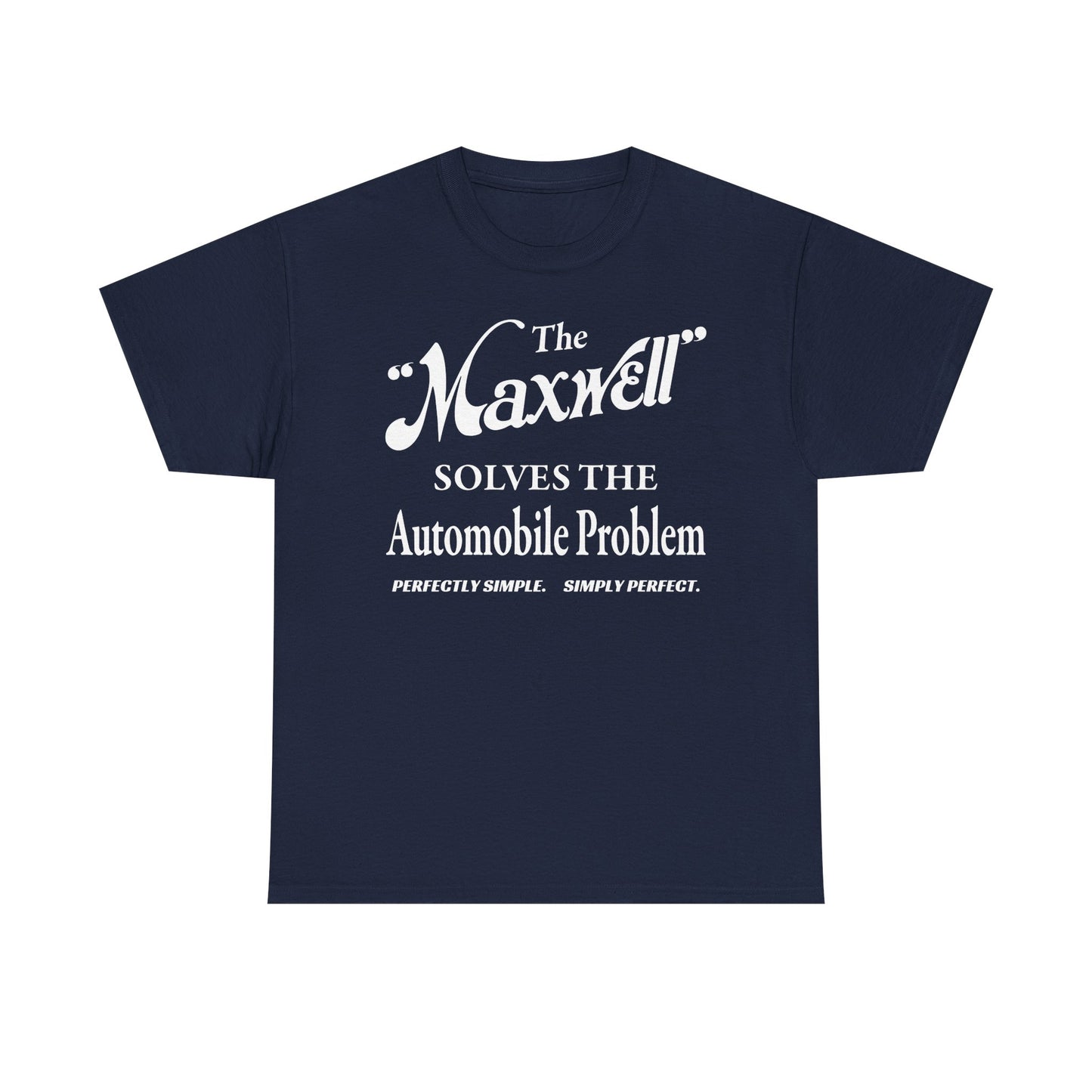 Maxwell Briscoe Motor Club - T-Shirt, Heavy Unisex Cotton Graphic Shirt, Gift for Car Enthusiasts, Perfect for Everyday Wear