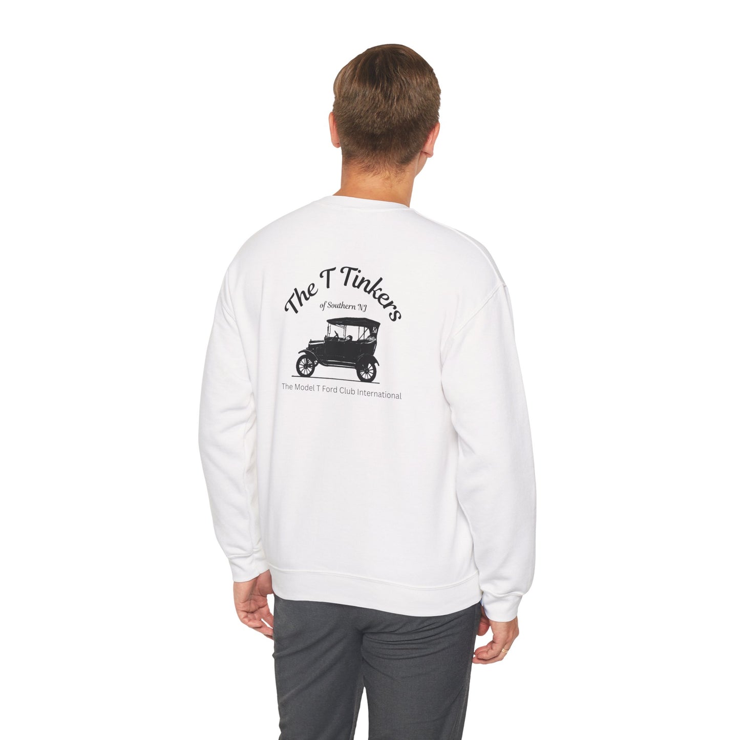 The T Tinkers of Southern NJ (front and back print) Unisex Heavy Blend™ Crewneck Sweatshirt