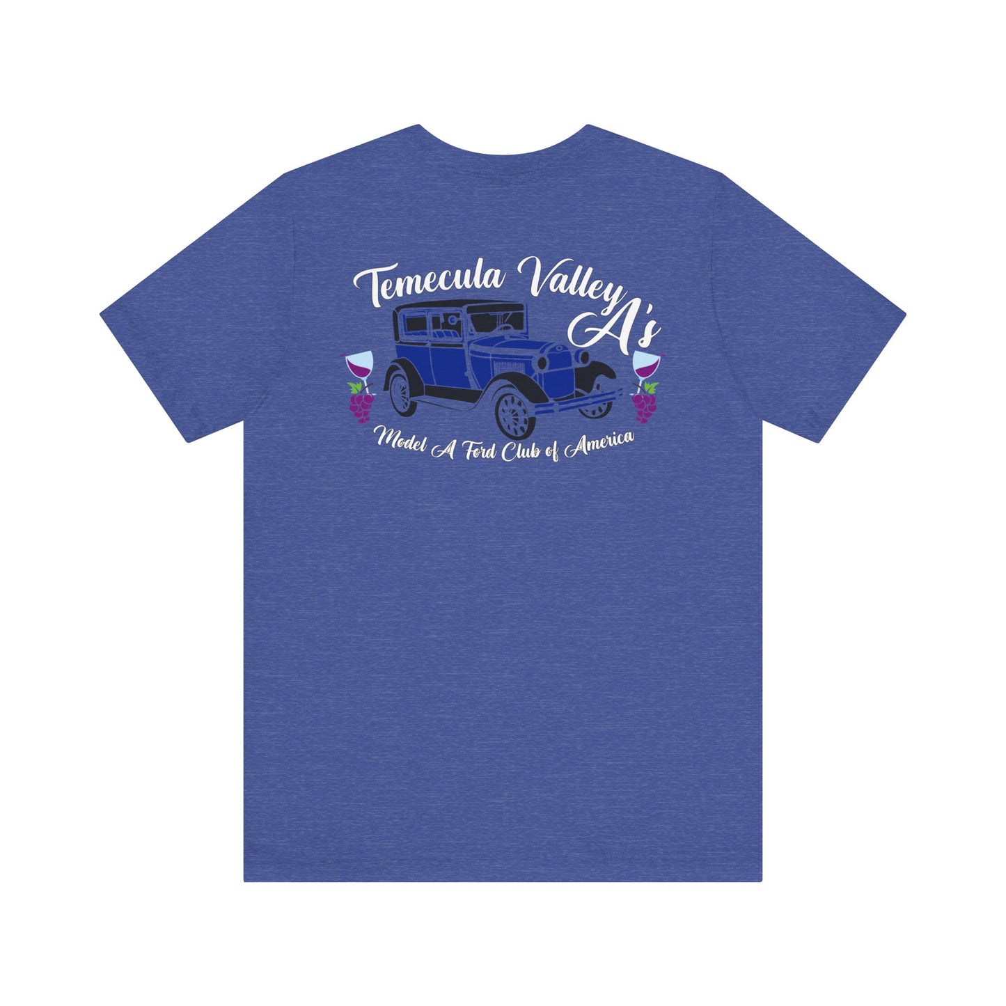 Temecula Valley A's (front and back print) Unisex Jersey Short Sleeve Tee
