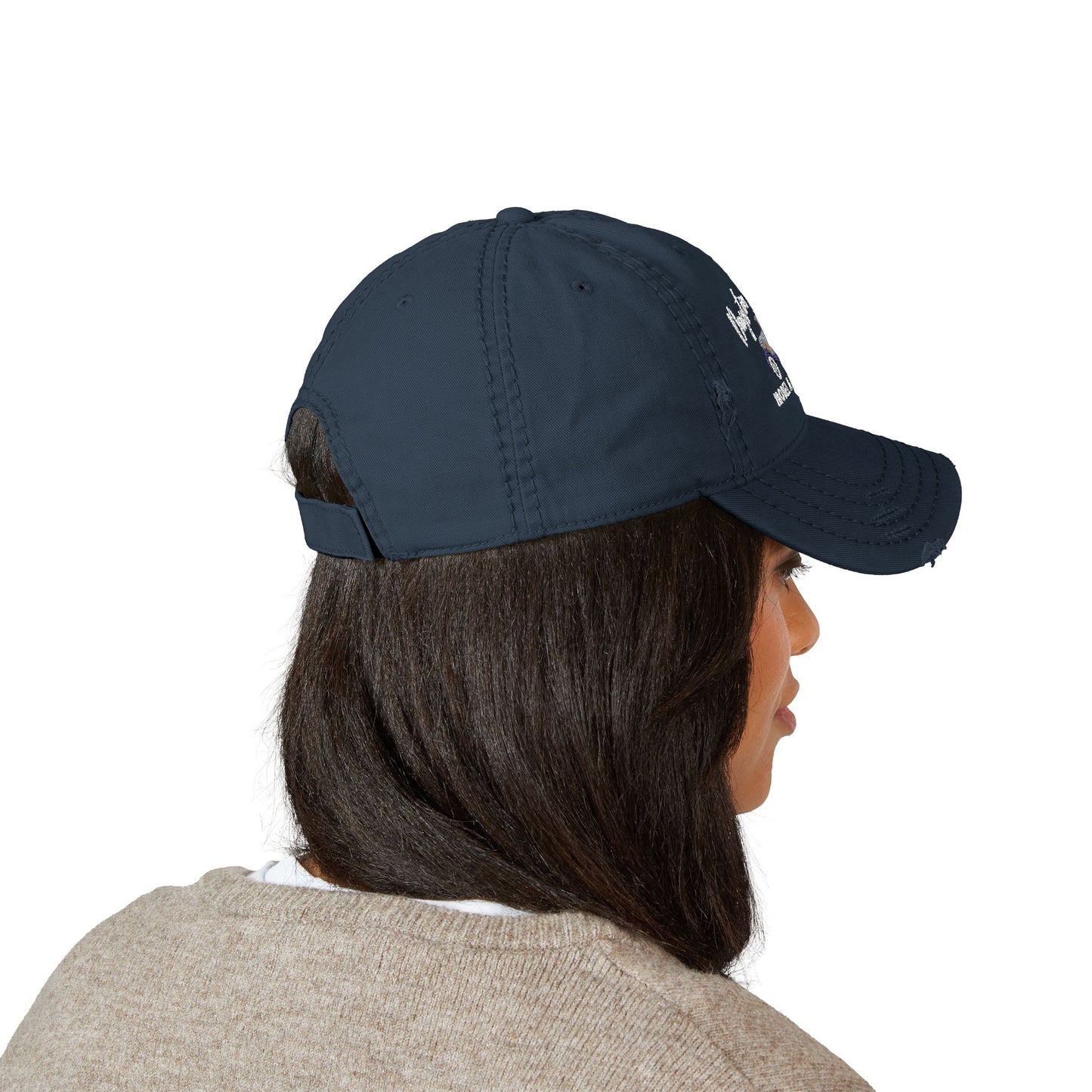 Dayton Buckeye Model A Ford Club Distressed Dad Hat - Embroidered