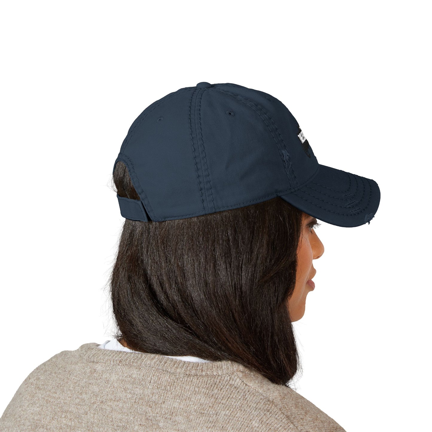 Timeless T Services Distressed Dad Hat - Casual Embroidered Cap for Automotive Enthusiasts