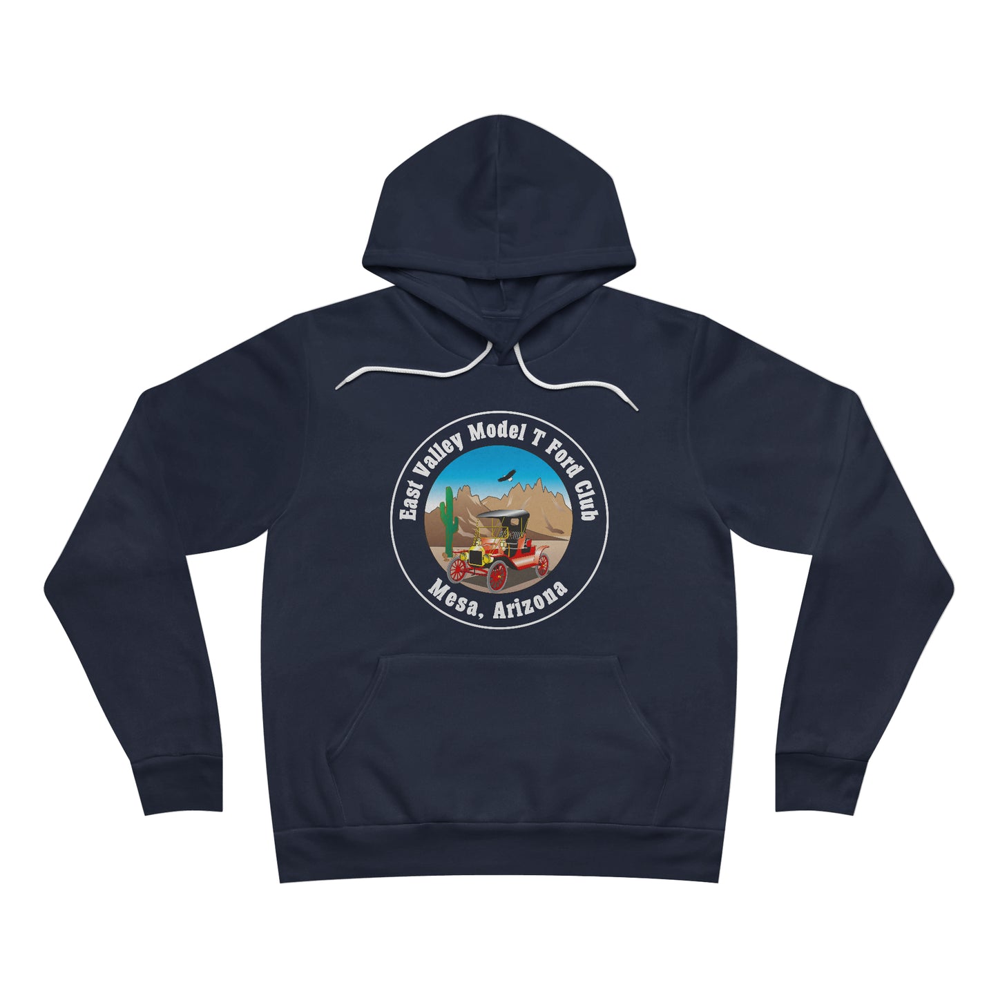 East Valley Model T Ford Club Unisex Sponge Fleece Pullover Hoodie