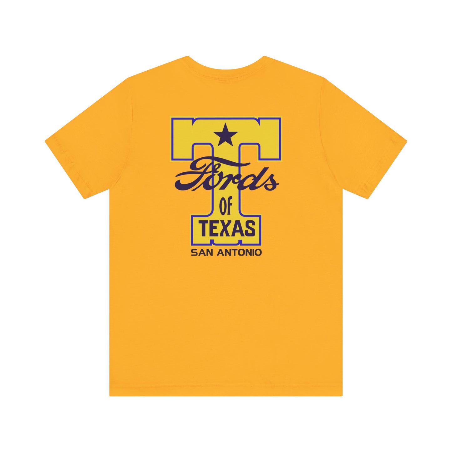 T Fords of Texas (front and back print) Unisex Jersey Short Sleeve Tee