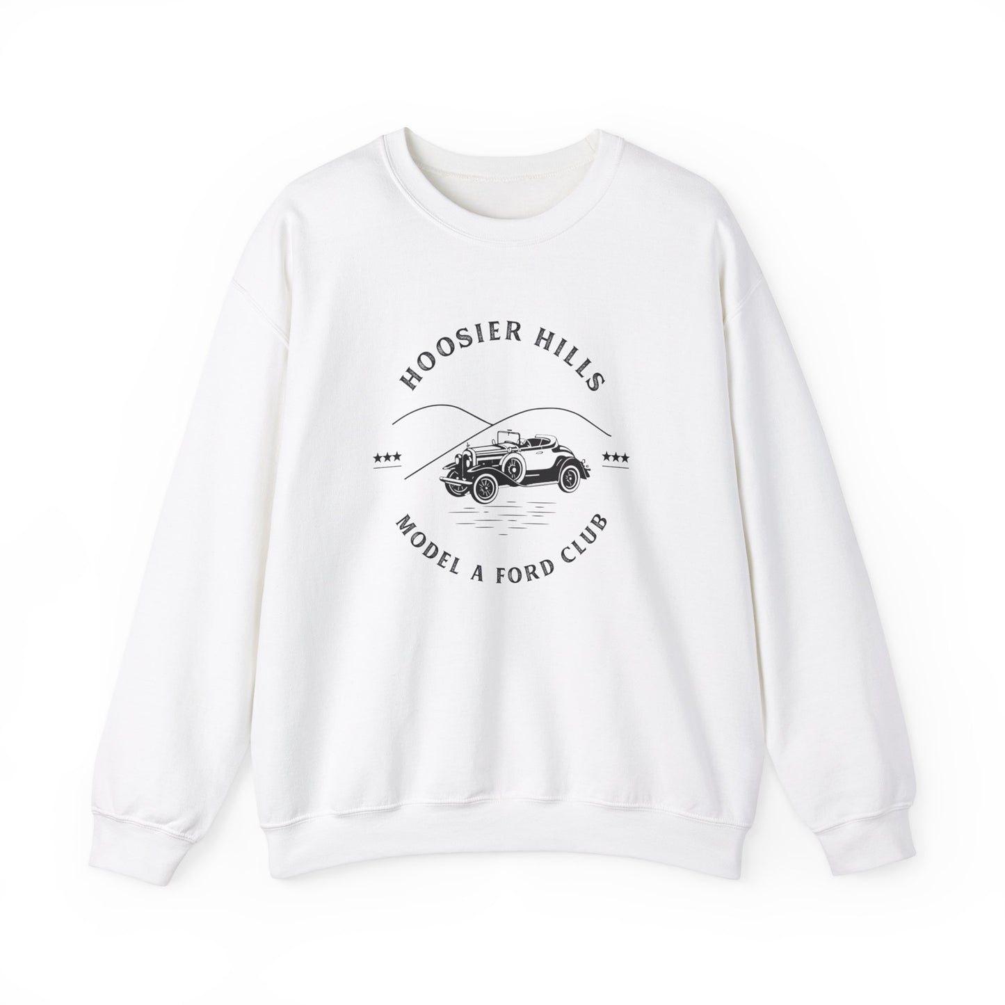 Hoosier Hills Model A Ford Club Unisex Heavy Blend™ Crewneck Sweatshirt