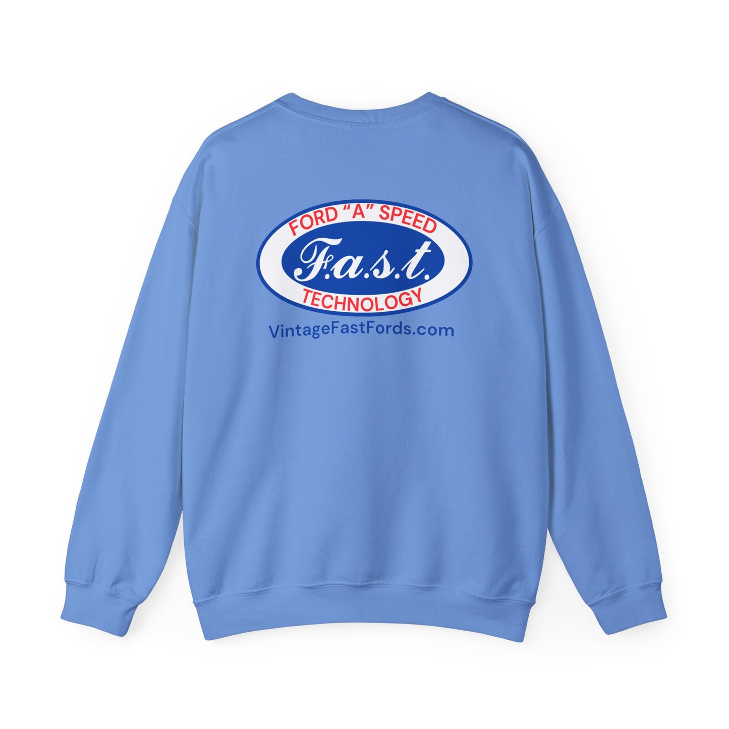 F.A.S.T. Ford "A" Speed Technology (front & back logo) Unisex Crewneck Sweatshirt
